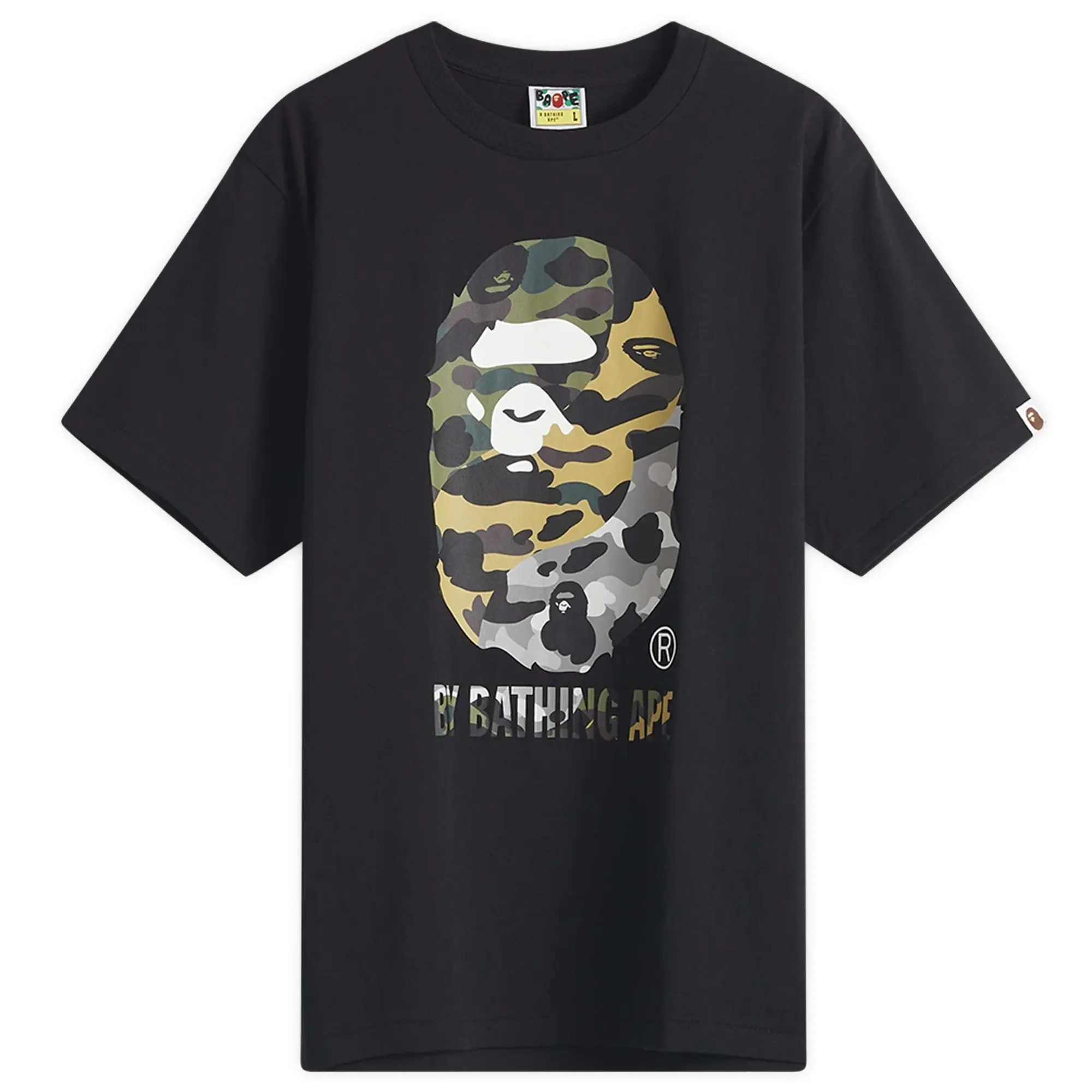 A Bathing Ape Men's 1St Camo Crazy By Bathing Ape Tee Black