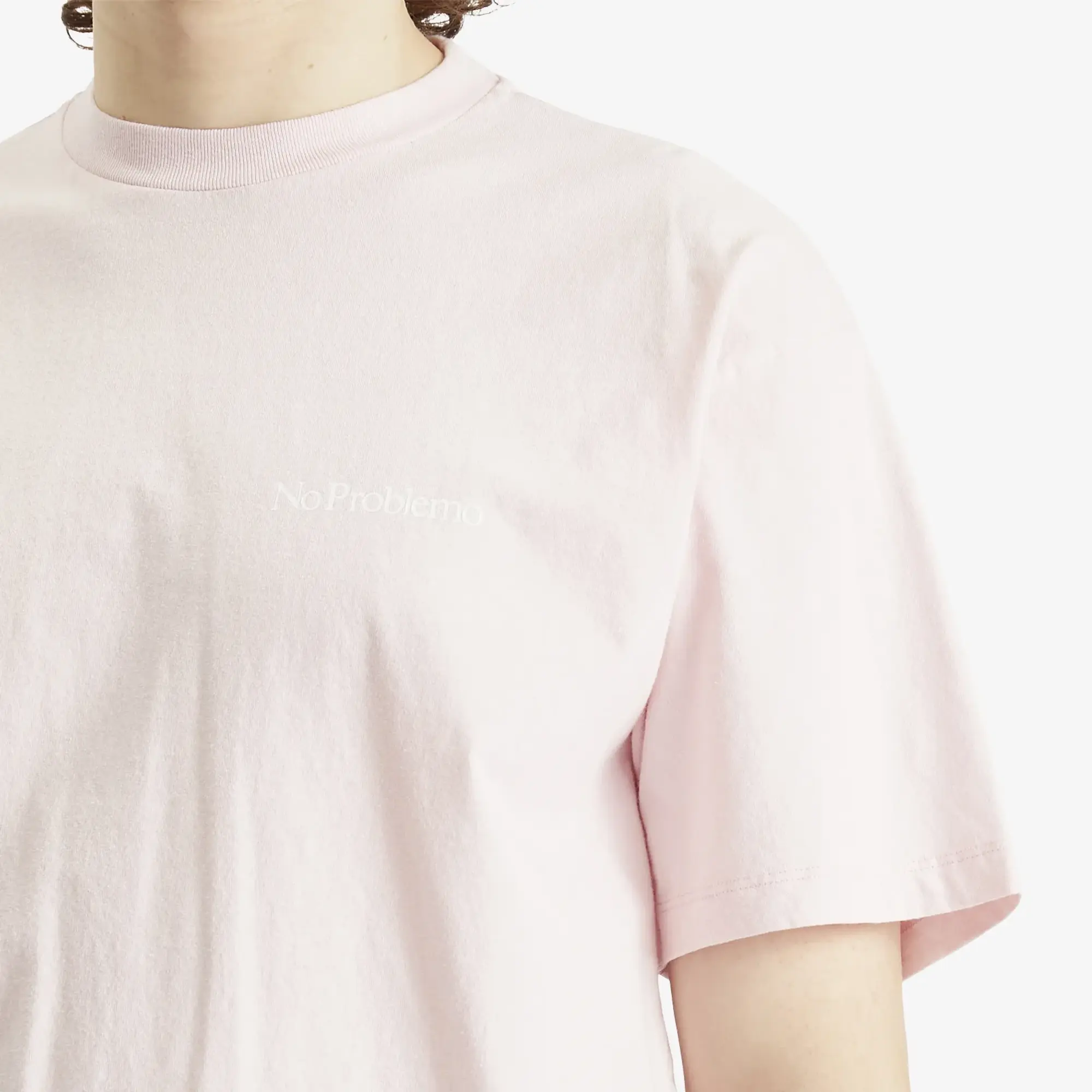 No Problemo Men's Mini Problemo SS Tee Pale Pink
