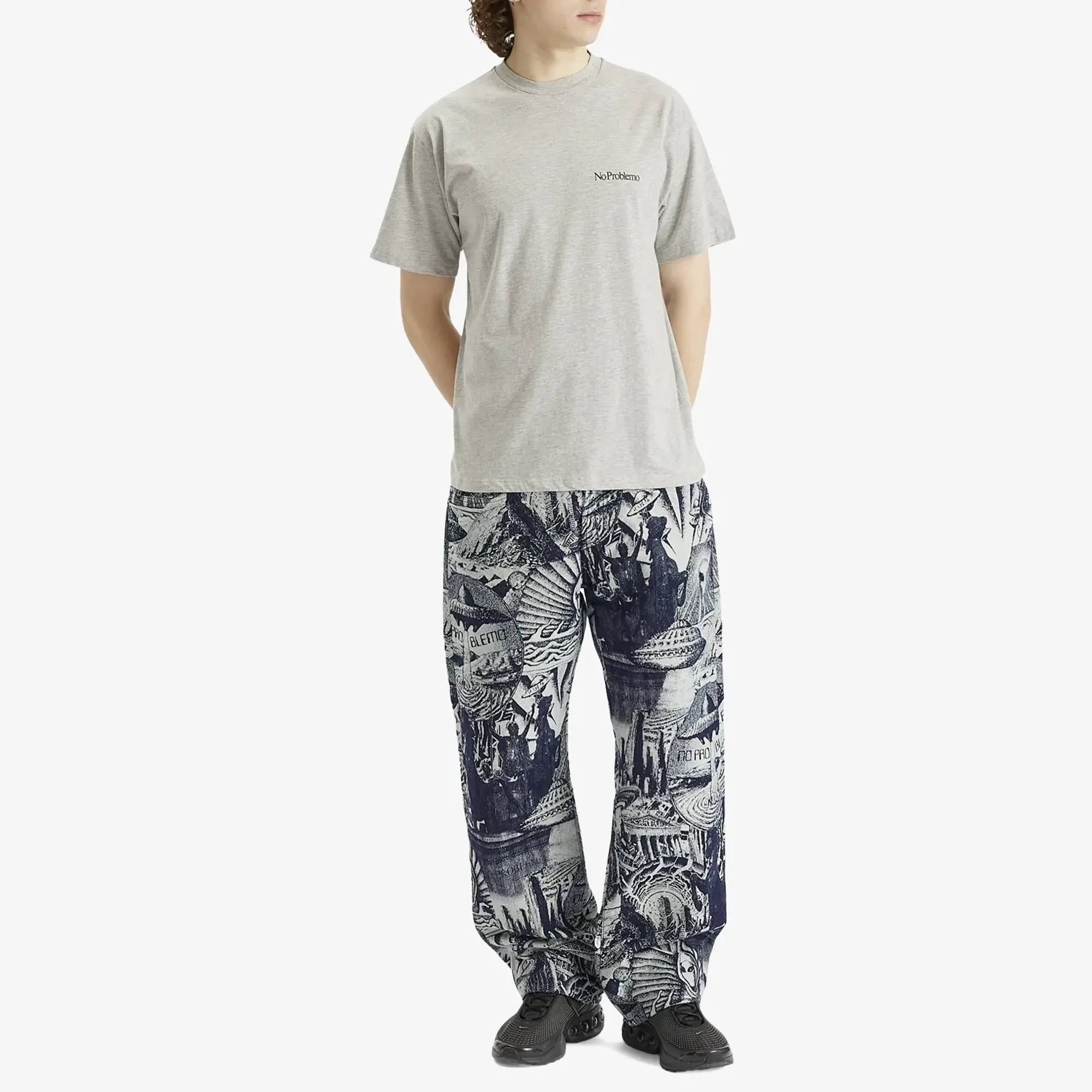 No Problemo Mini Logo T-Shirt, Grey