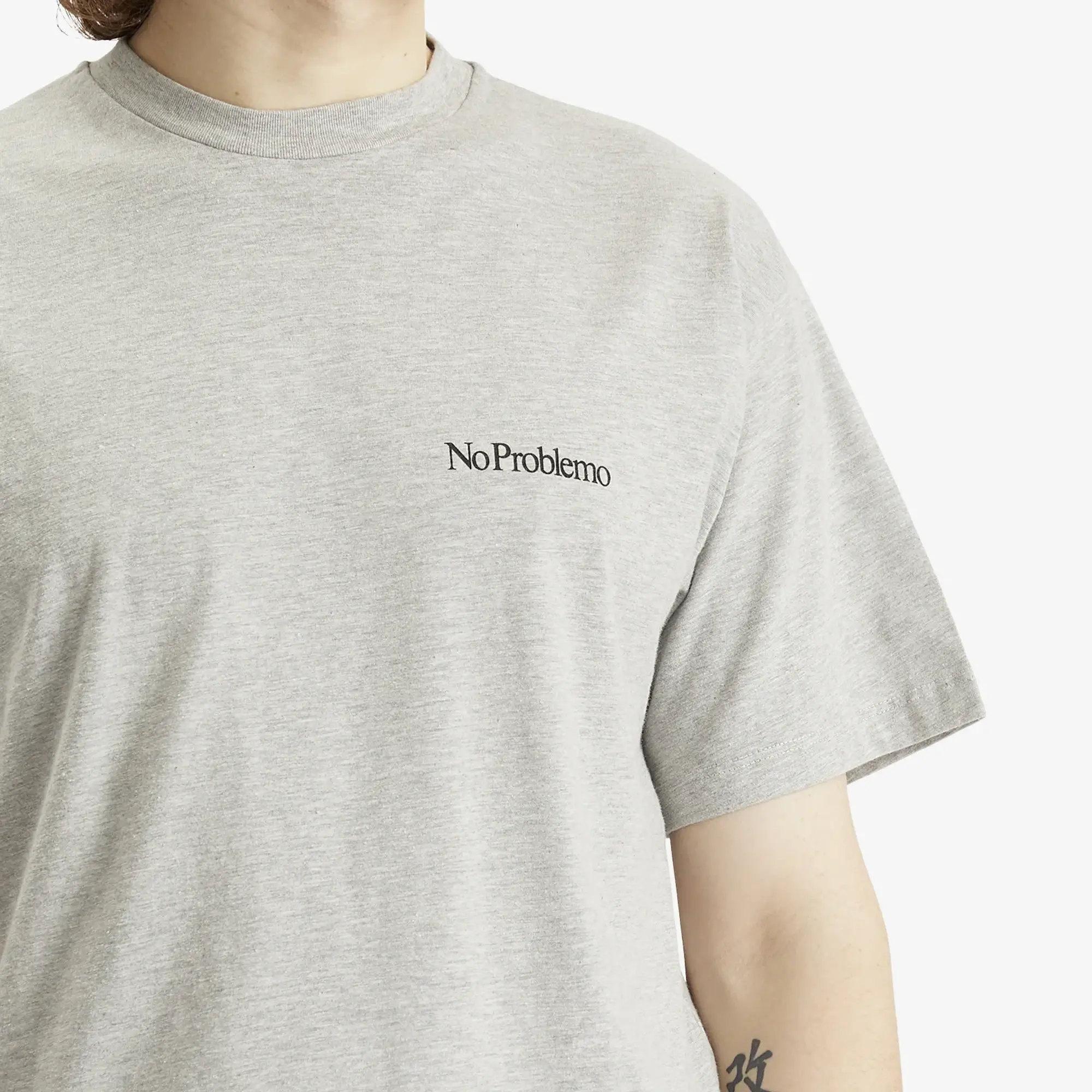 No Problemo Mini Logo T-Shirt, Grey