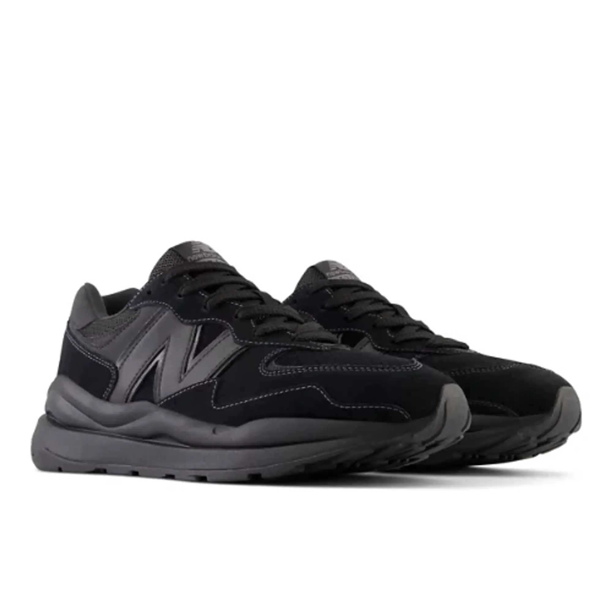 New Balance Men's 57/40 in Green/Grey/White Leather