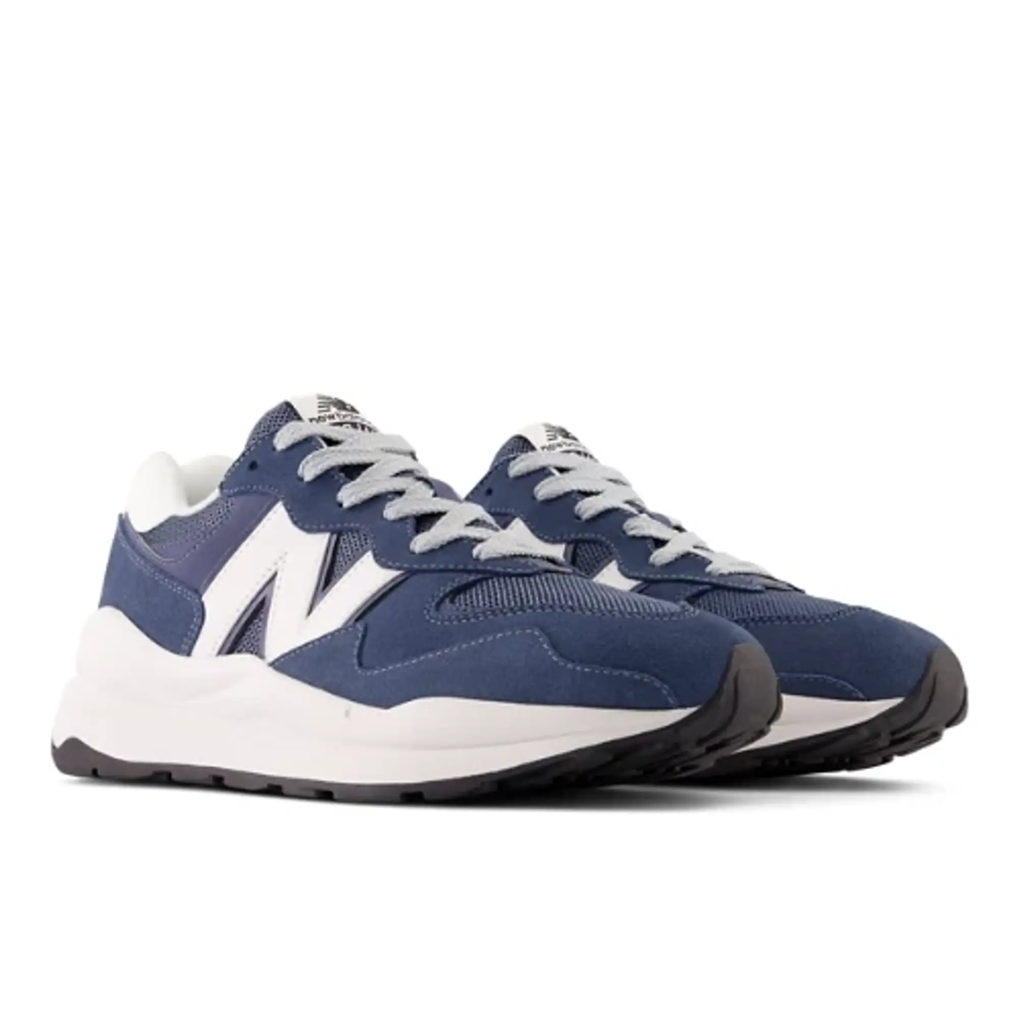 New Balance Men's 57/40 in Green/Grey/White Leather