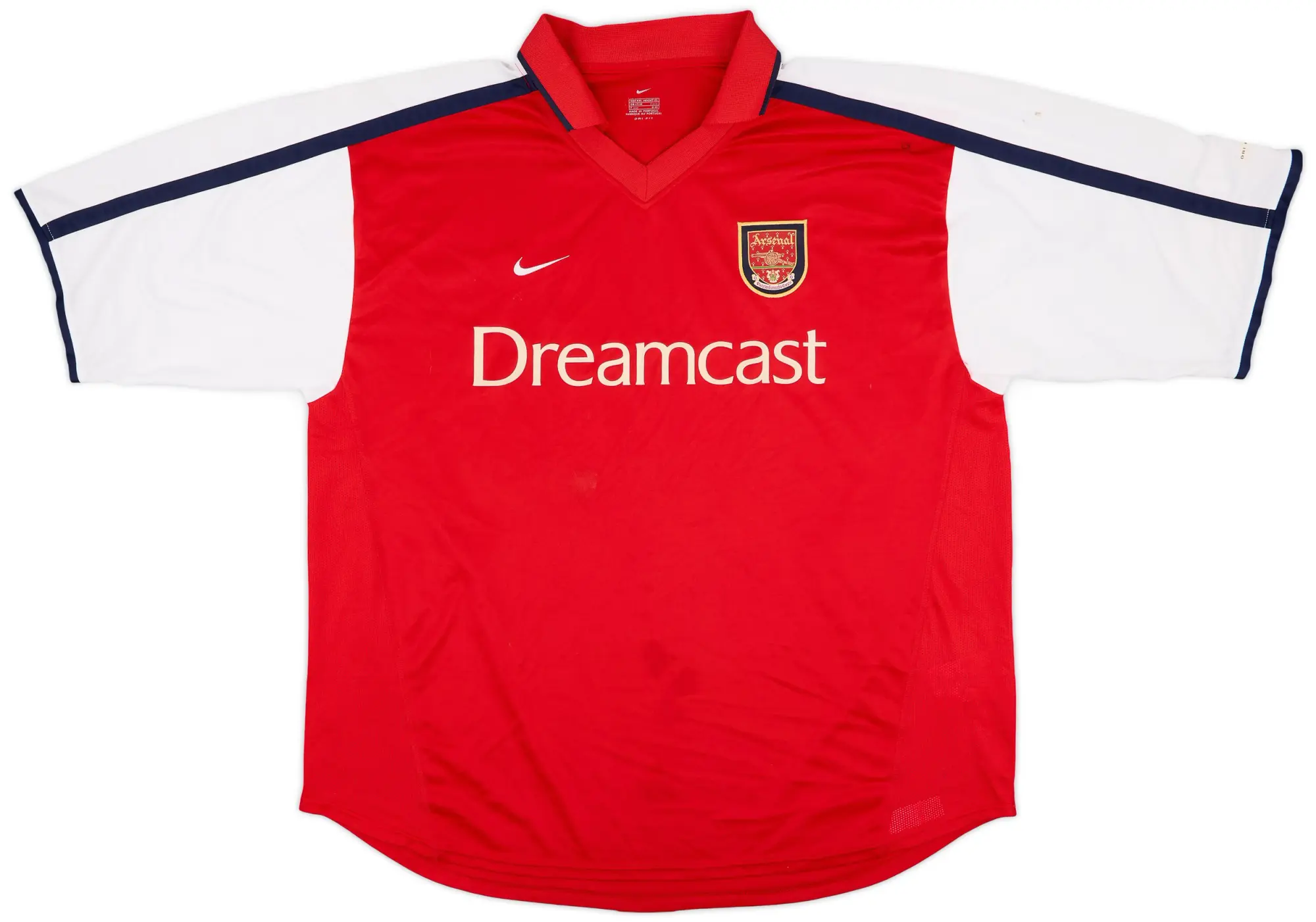 Nike Arsenal Mens SS Home Shirt 2000/02 | ARSH00-201 | FOOTY.COM