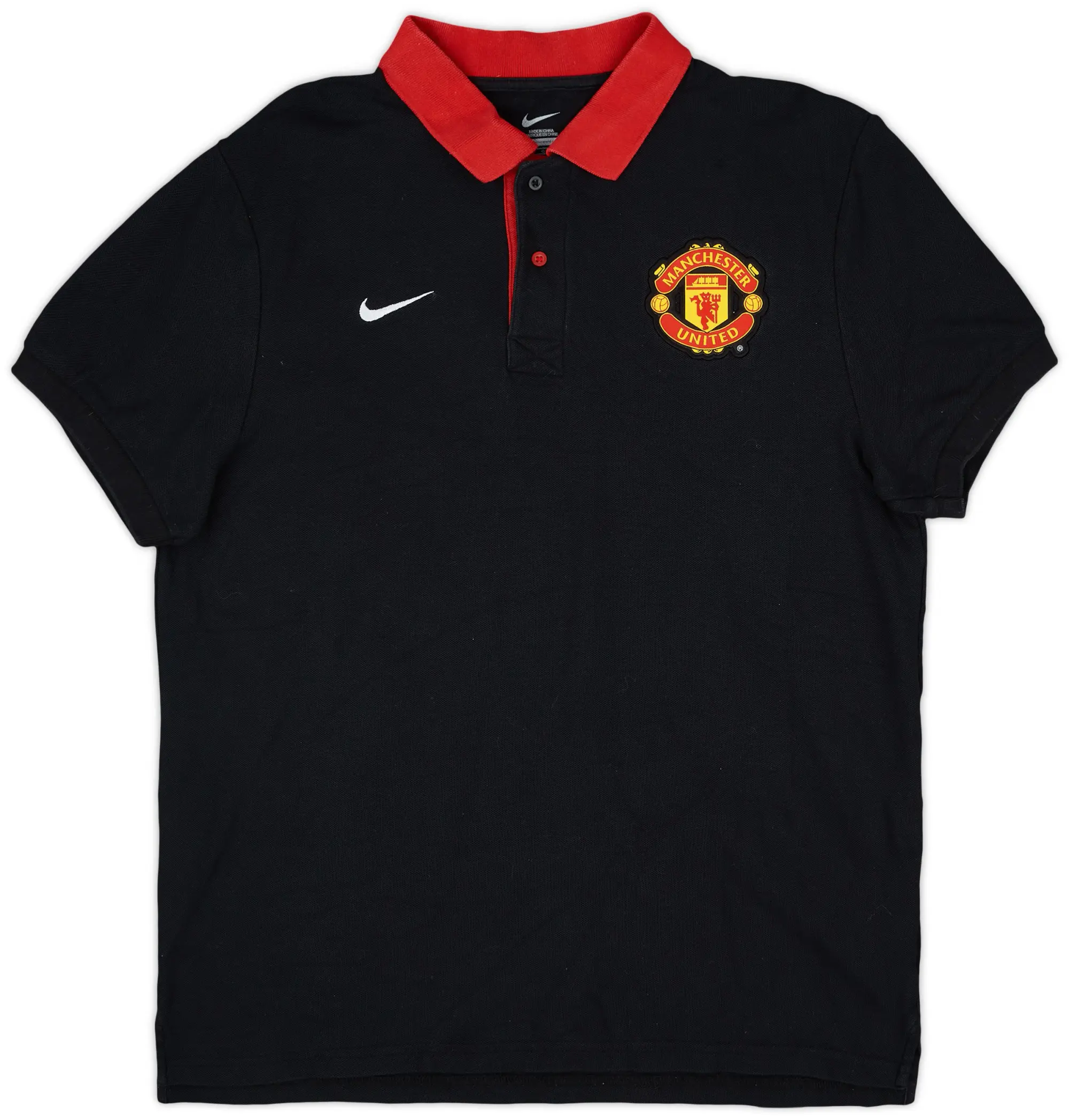 2012-13 Manchester United Nike Polo Shirt - 9/10 - (L)