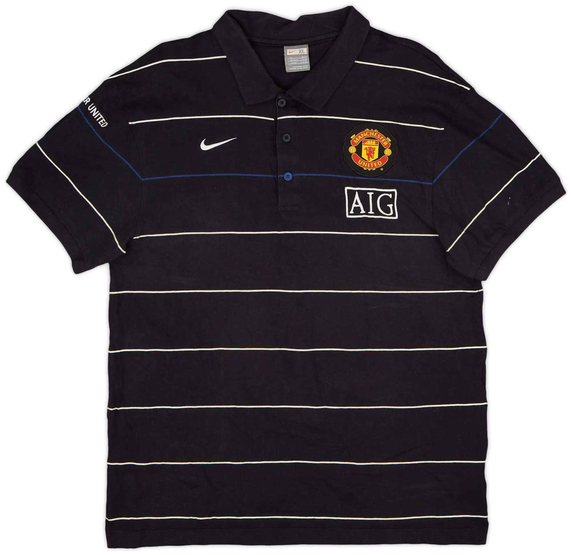 2008-09 Manchester United Nike Polo Shirt - 9/10 - (XL)