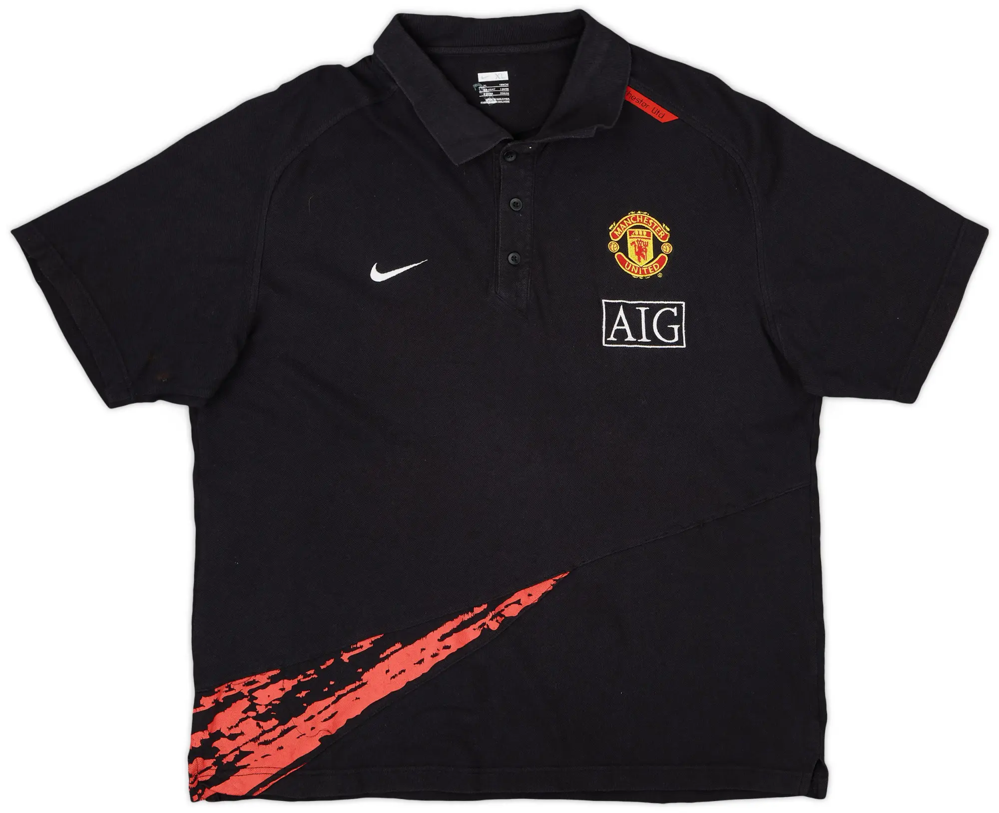 2007-08 Manchester United Nike Training Shirt - 9/10 - (M)