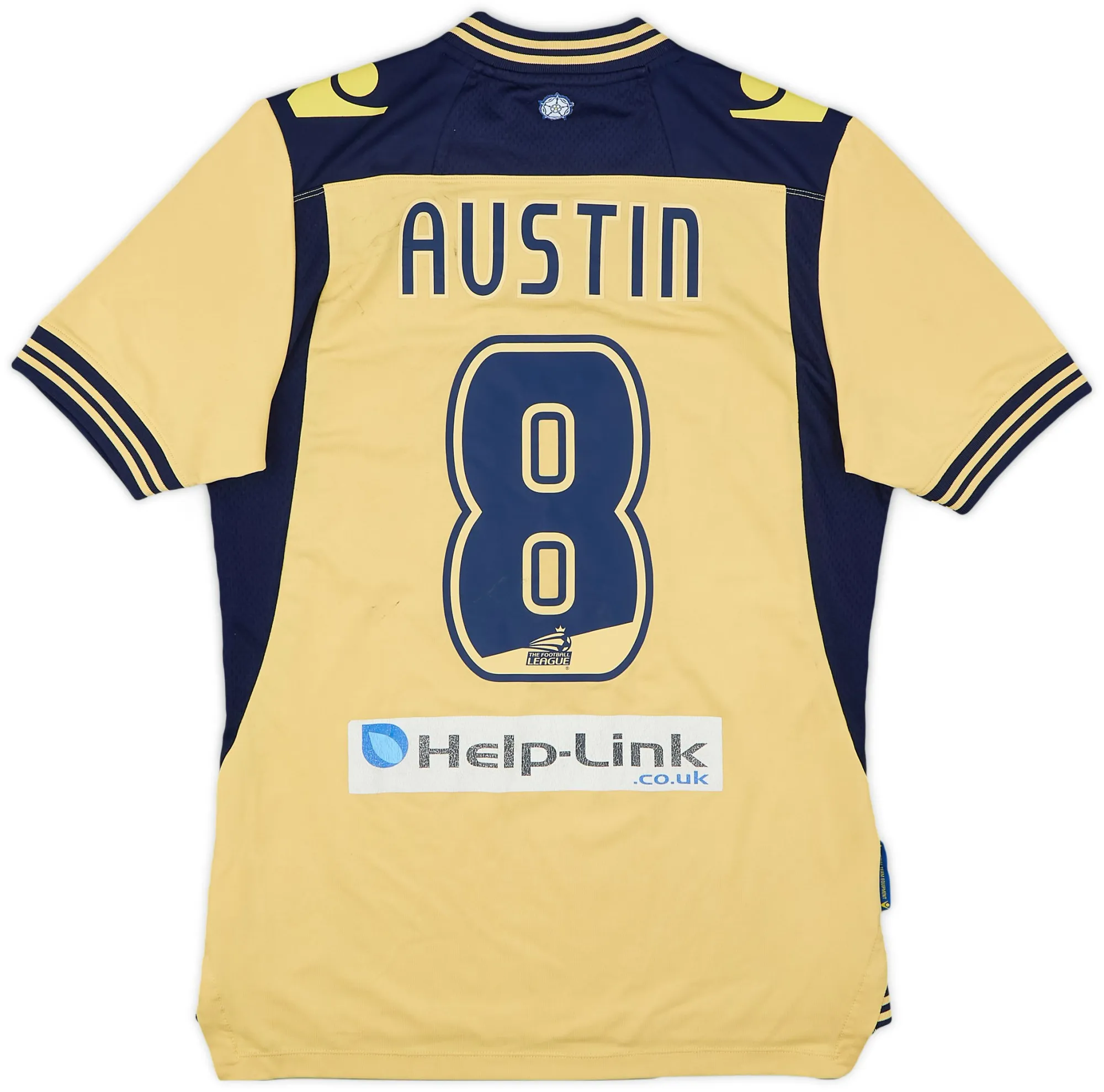 Macron Leeds United Mens SS Away Shirt 2013/14