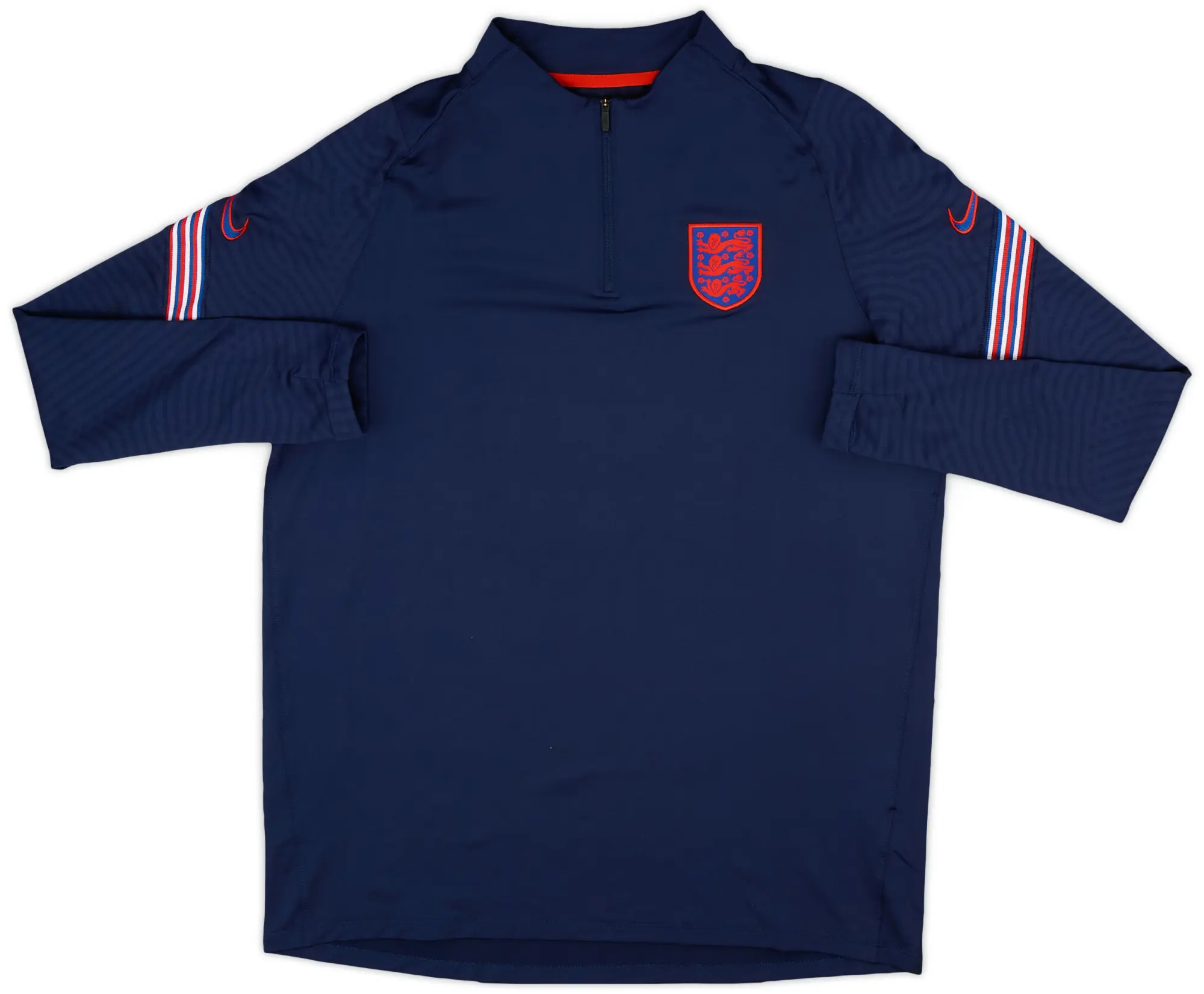 2020-21 England Nike 1/4 Zip Training Top - 9/10 - (XL)