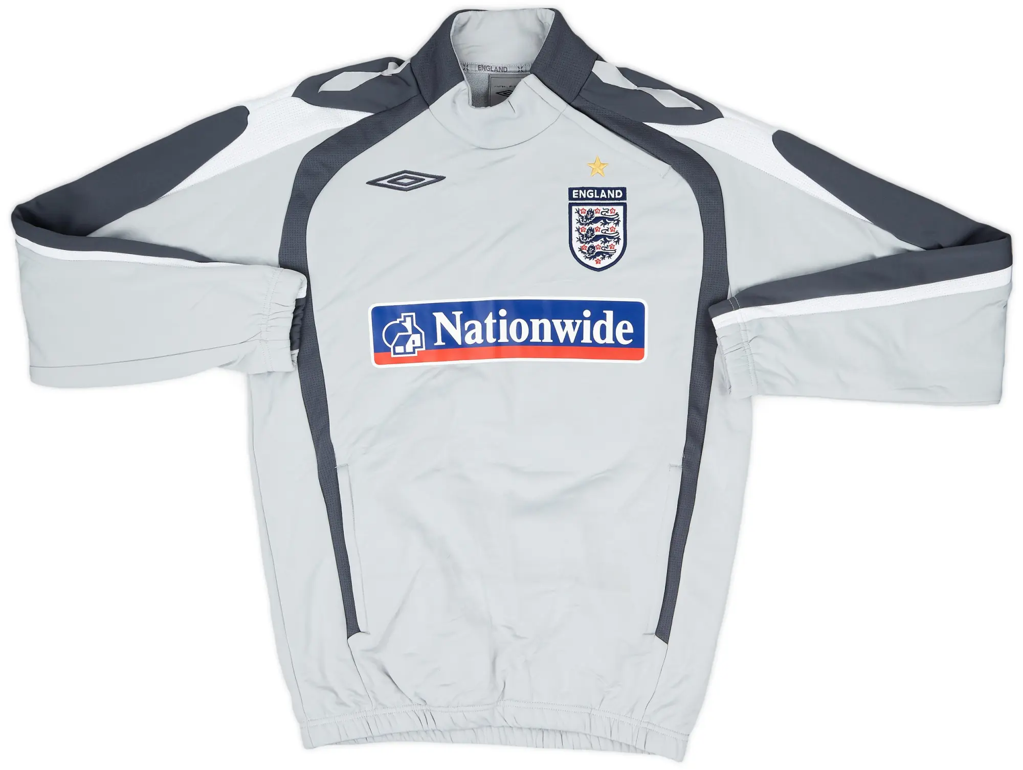 2007-09 England Umbro 1/4 Zip Drill Top - 8/10 - (S)