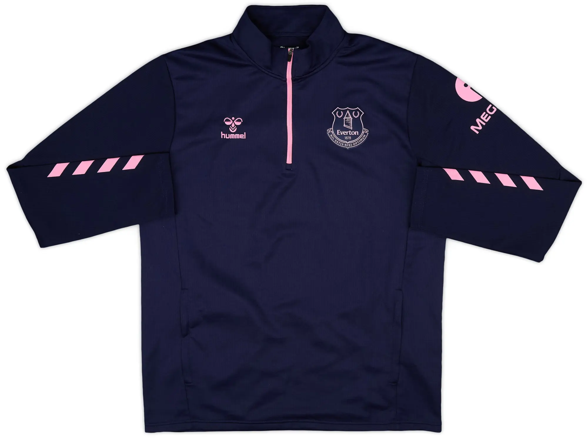 2022-23 Everton Hummel 1/4 Zip Training Top - 9/10 - (XL)