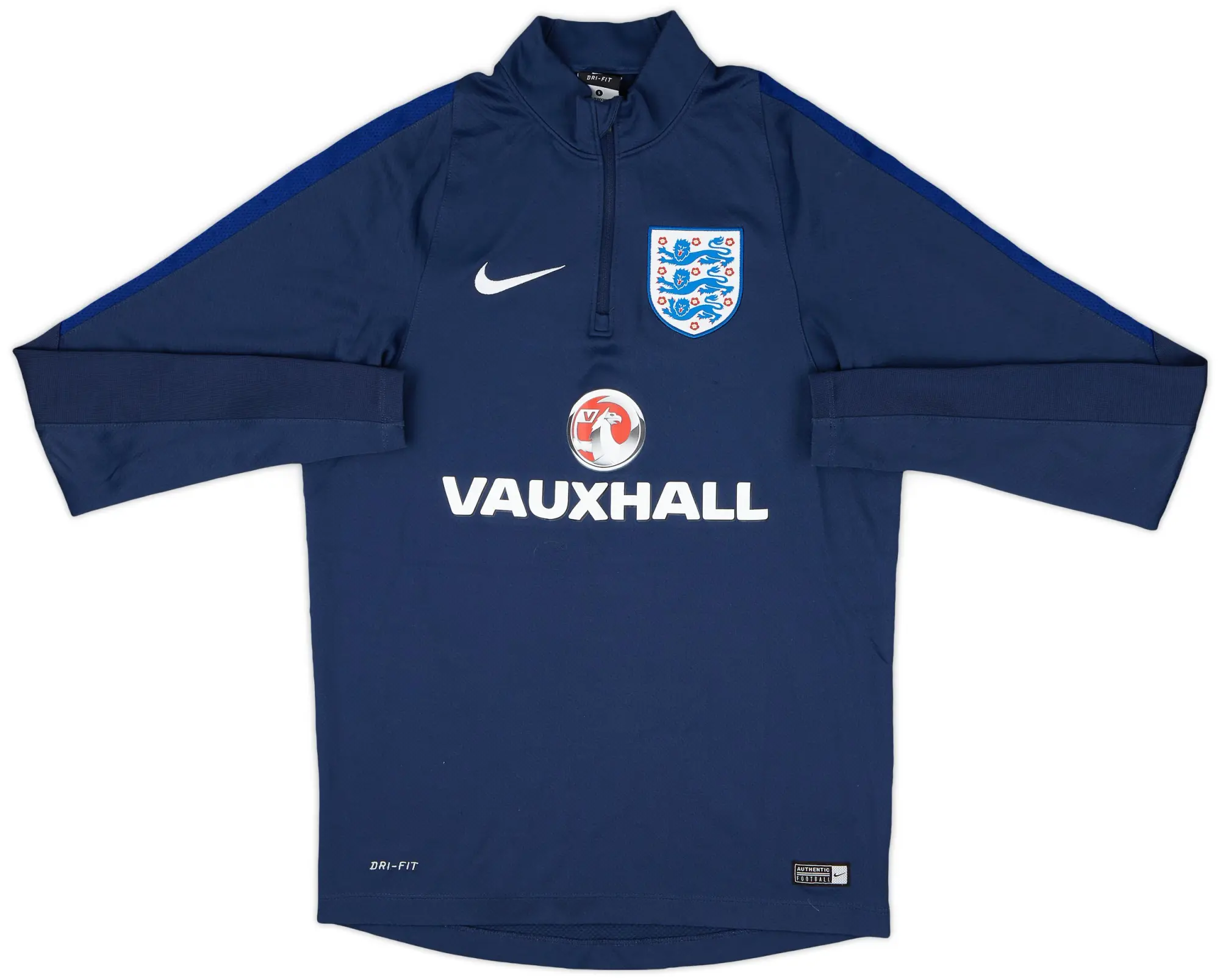 2016-17 England Nike 1/4 Zip Training Top - 8/10 - (S)