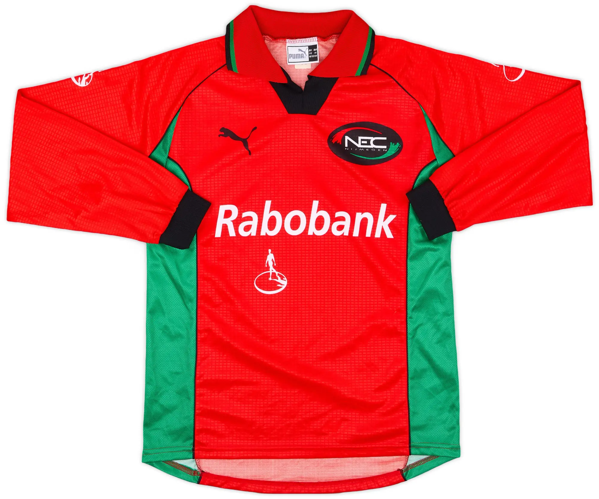 Puma 1998-01 NEC Nijmegen Home L/S Shirt - 9/10 - (XL.Boys)
