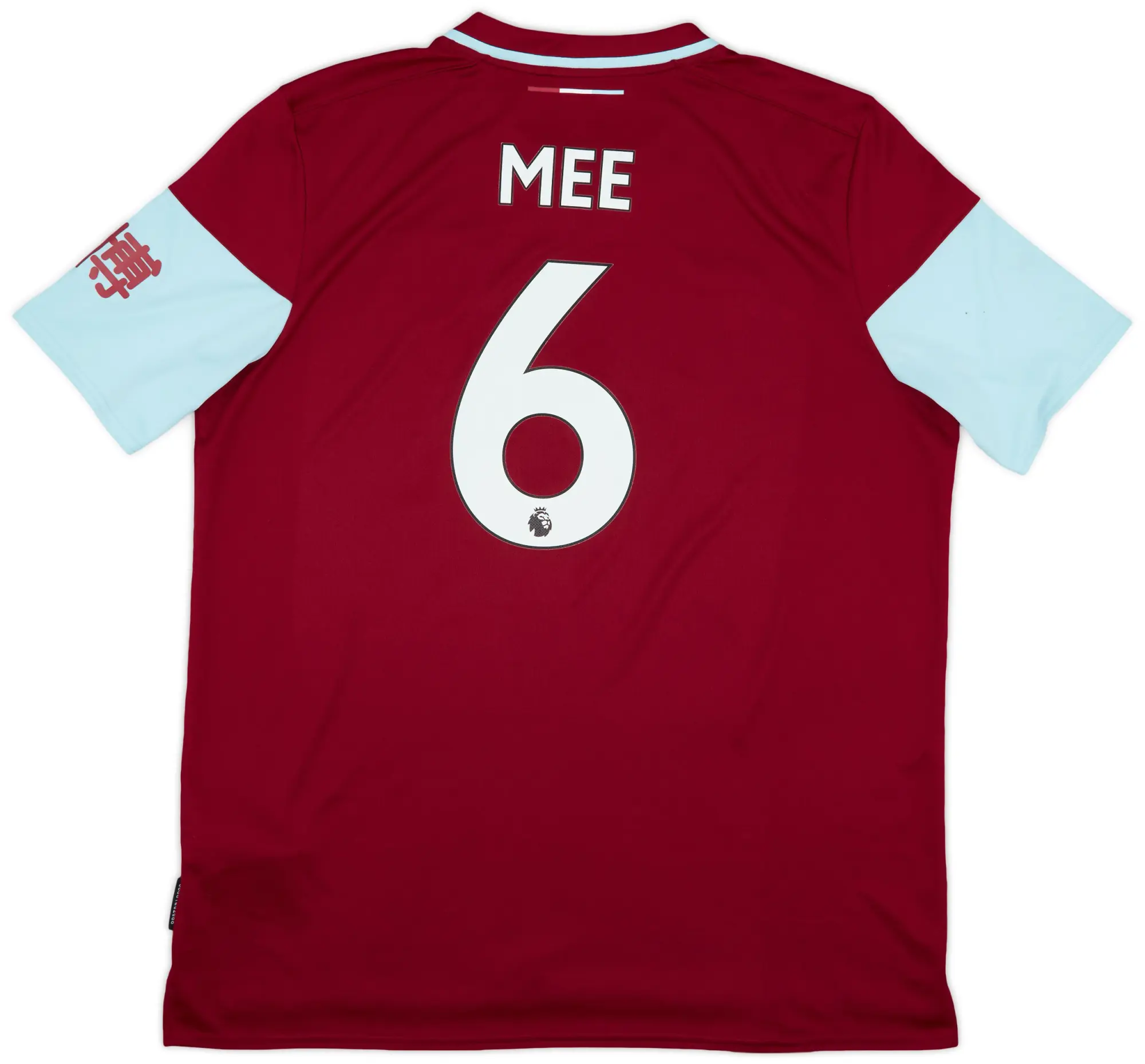 Umbro 2020-21 Burnley Home Shirt Mee #6 - 9/10 - (XXL)