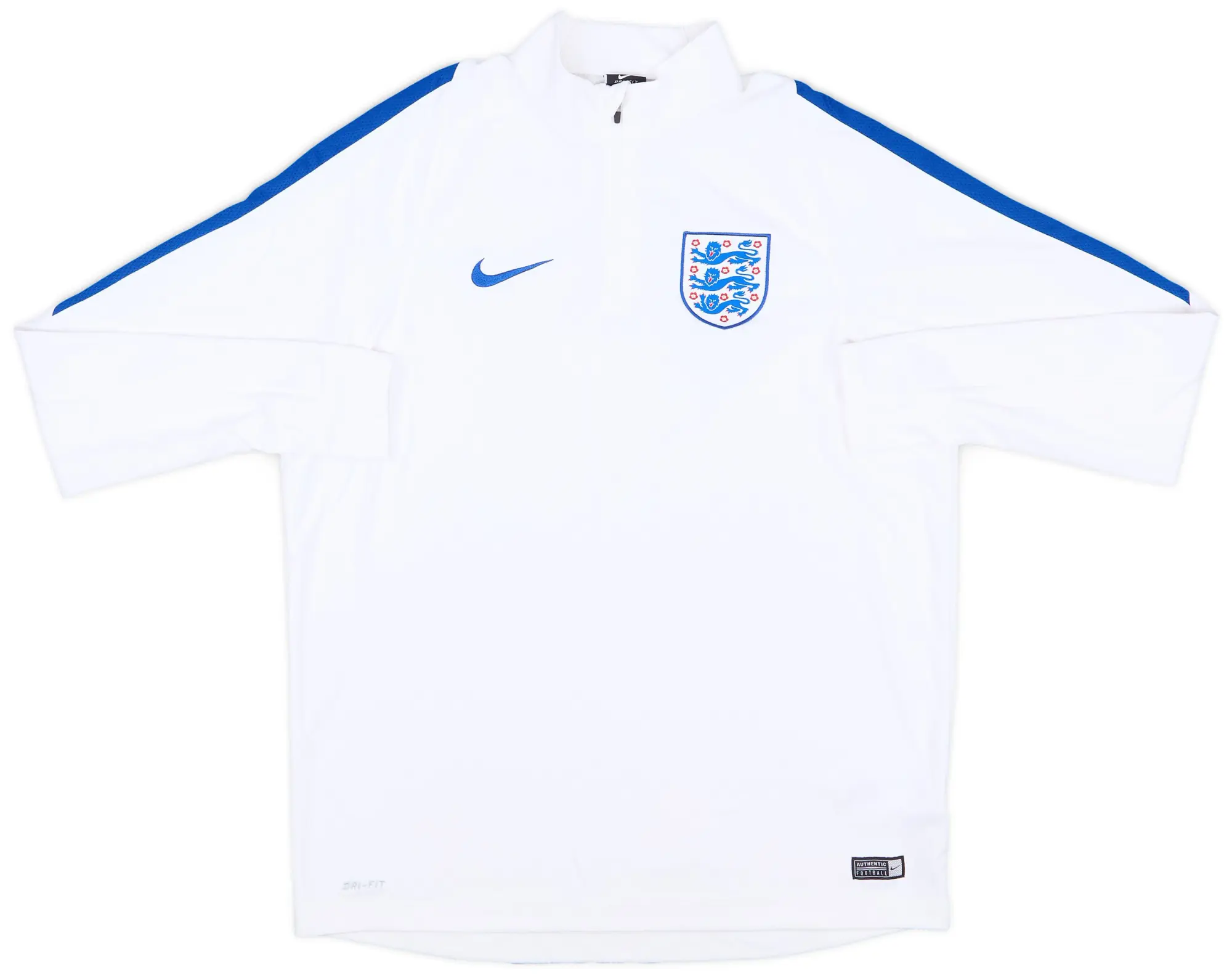 2016-17 England Nike 1/4 Zip Training Top - 8/10 - (XL)