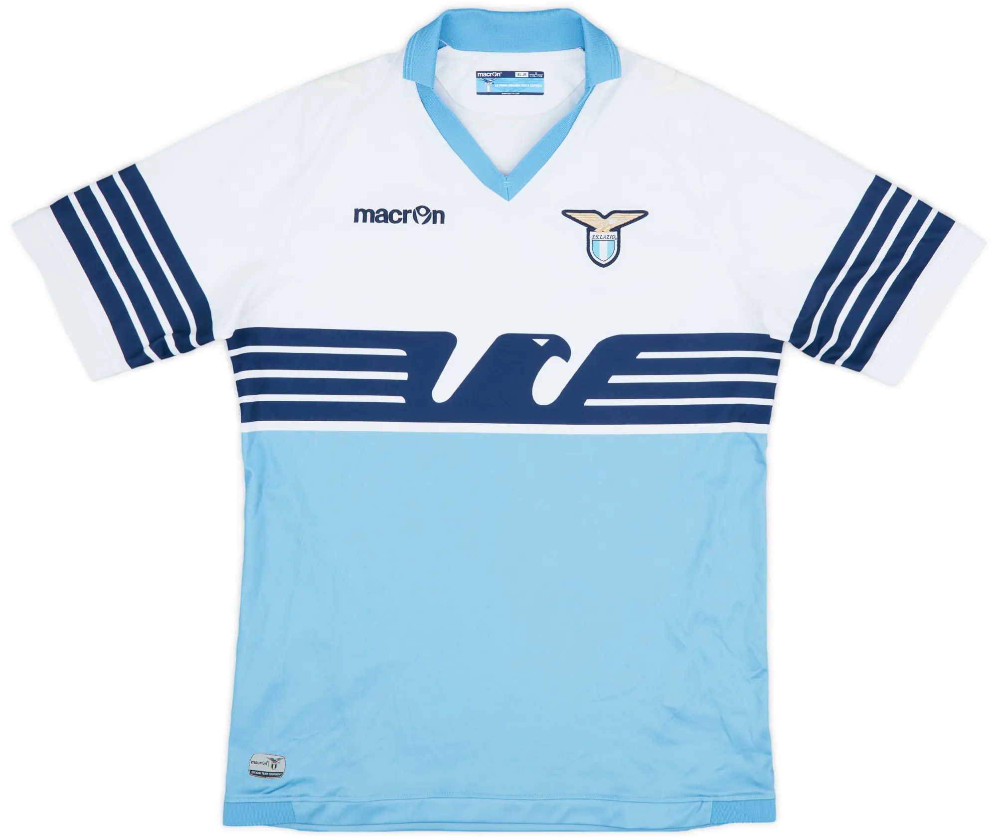 Macron 2018-19 Lazio Home Shirt - 8/10 - (XL.Boys)