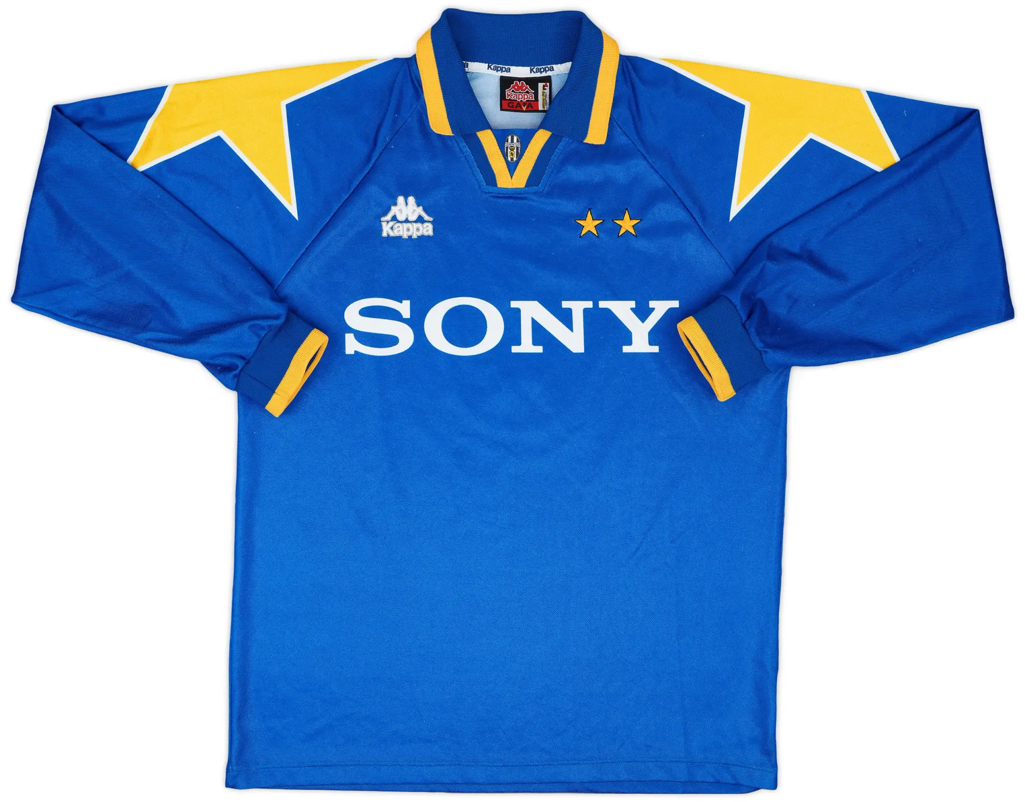 Kappa 1995-96 Juventus Match Issue Away L/S Shirt #6