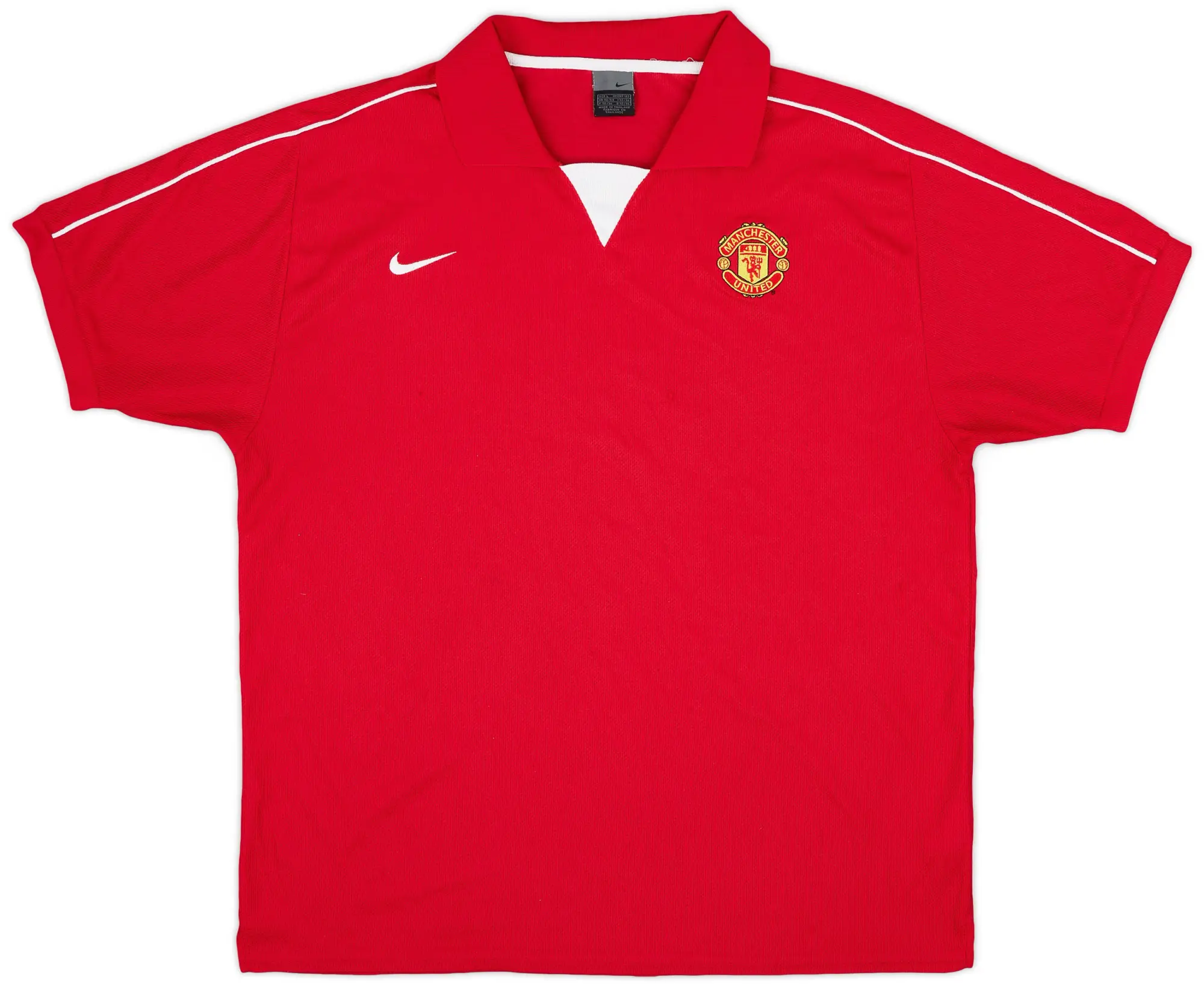2004-05 Manchester United Nike Polo Shirt - 9/10 - (XXL)