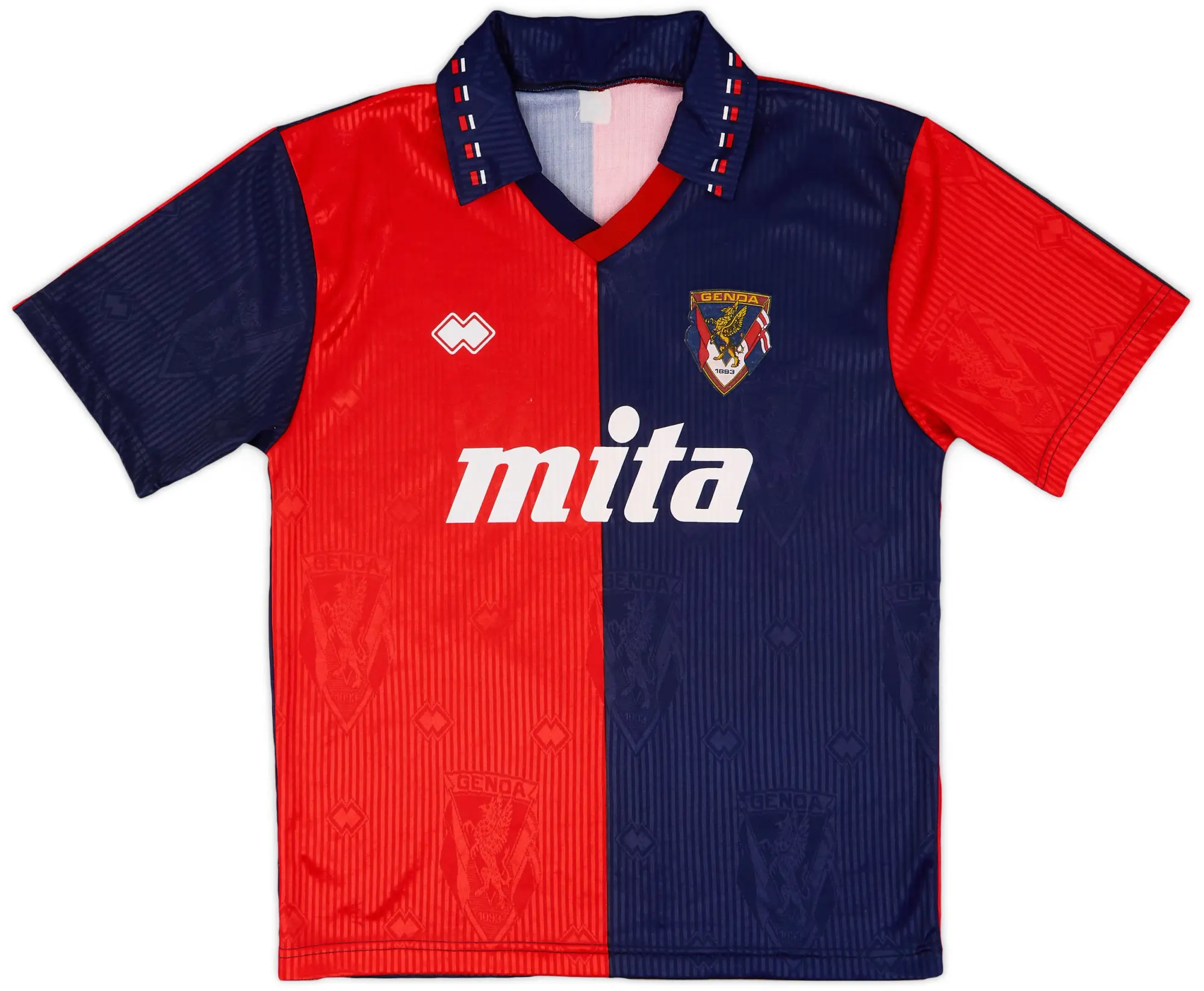 Errea 1991-92 Genoa Home Shirt - 8/10 - (L)
