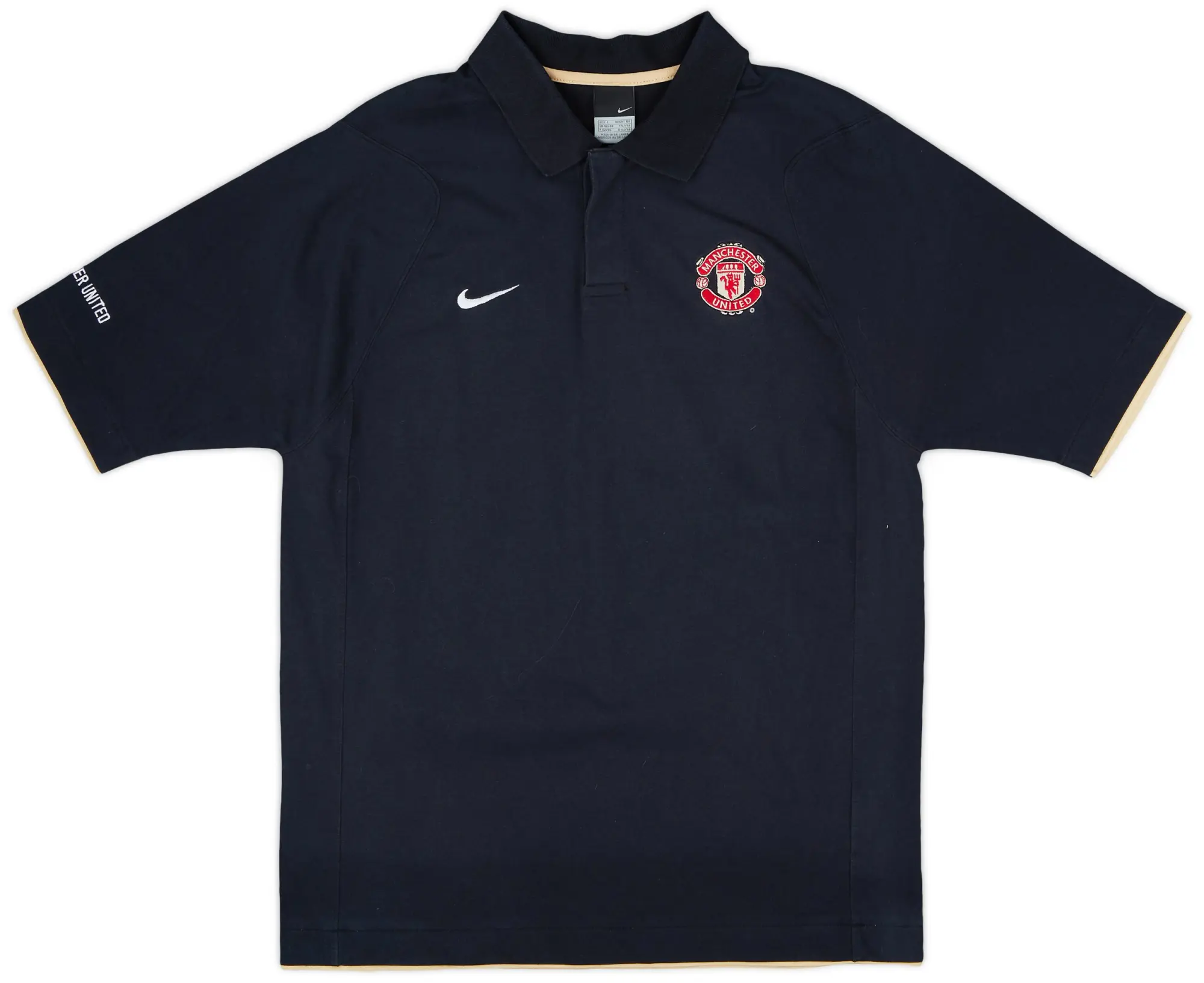2006-07 Manchester United Nike Polo Shirt - 9/10 - (L)