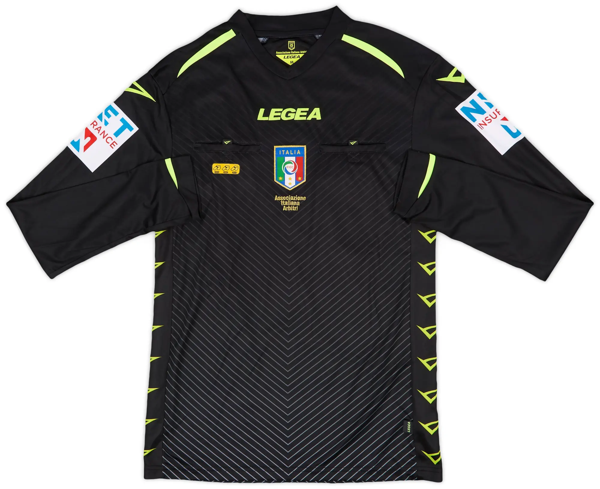 2014-15 Italy FIGC Legea Referee L/S Shirt - 10/10 - (M)