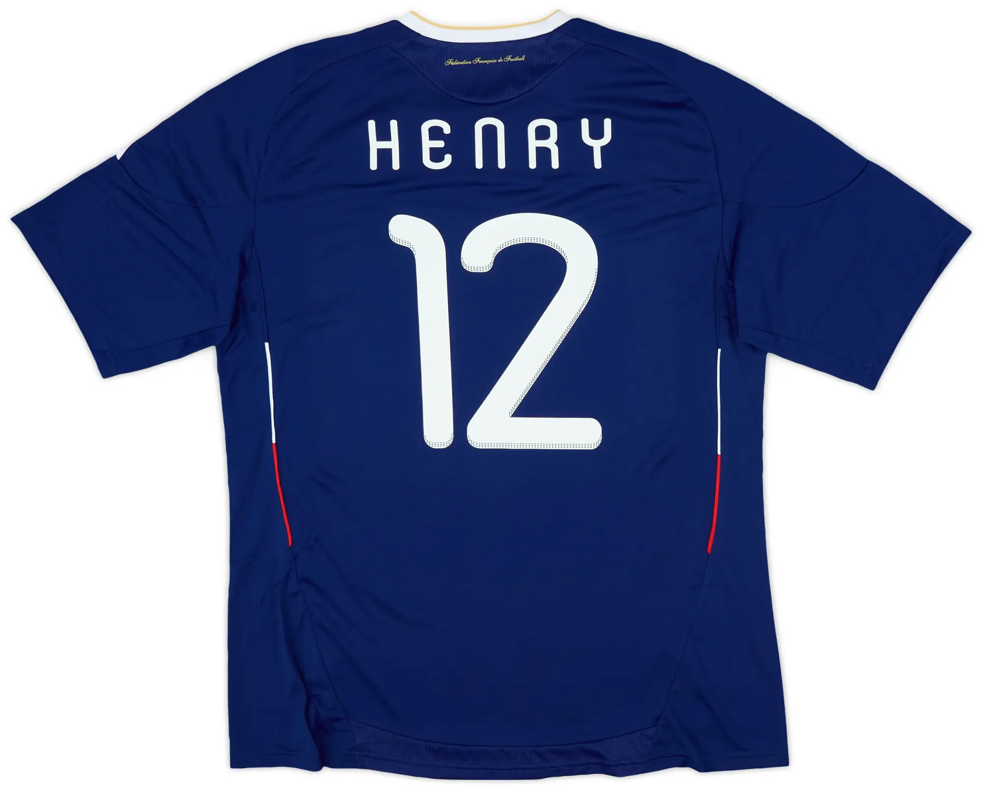 adidas 2009-10 France Home Shirt Henry #12 (XL)
