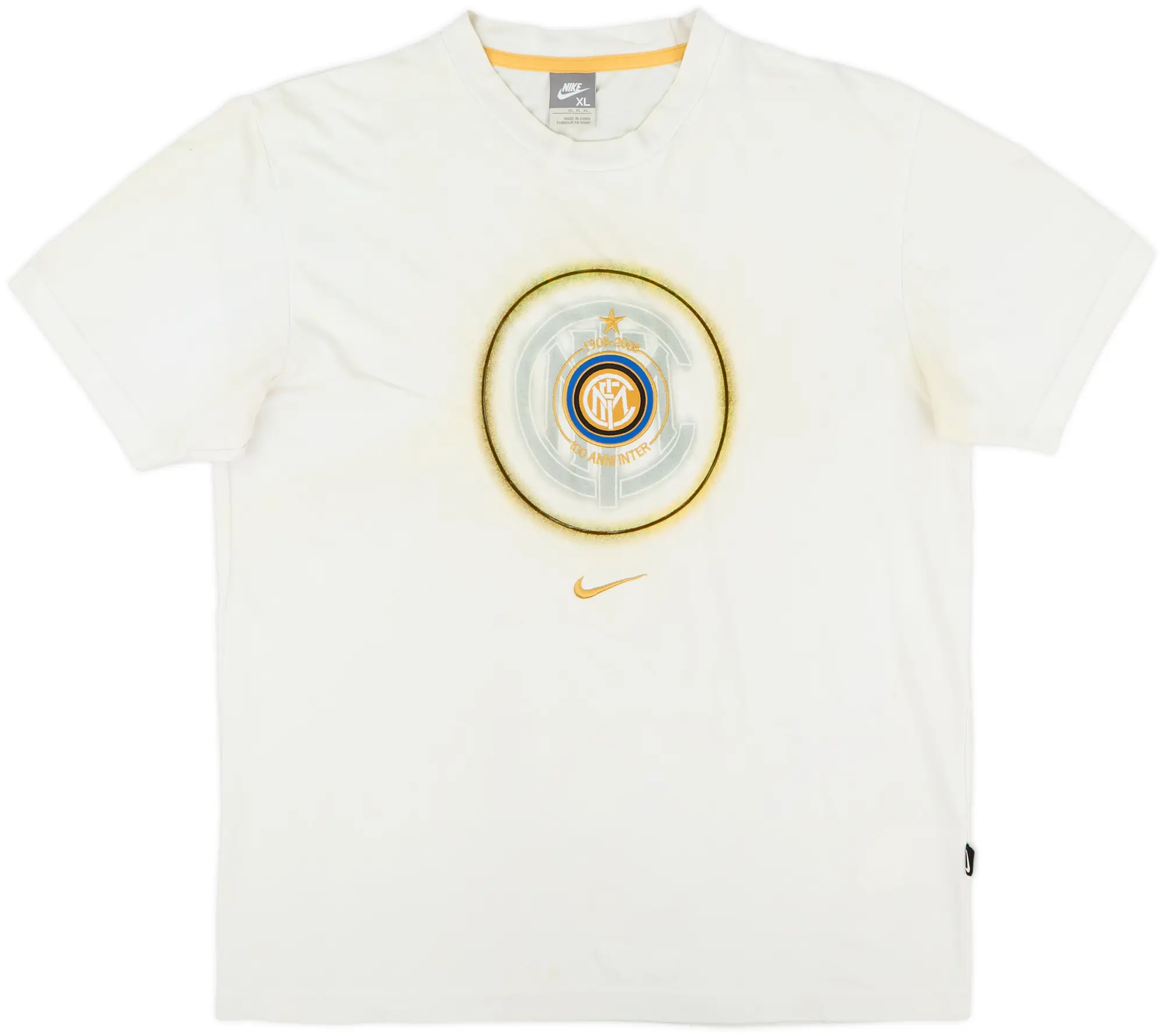 Nike Inter Milan Mens SS Player Issue Home Shirt 2008/09