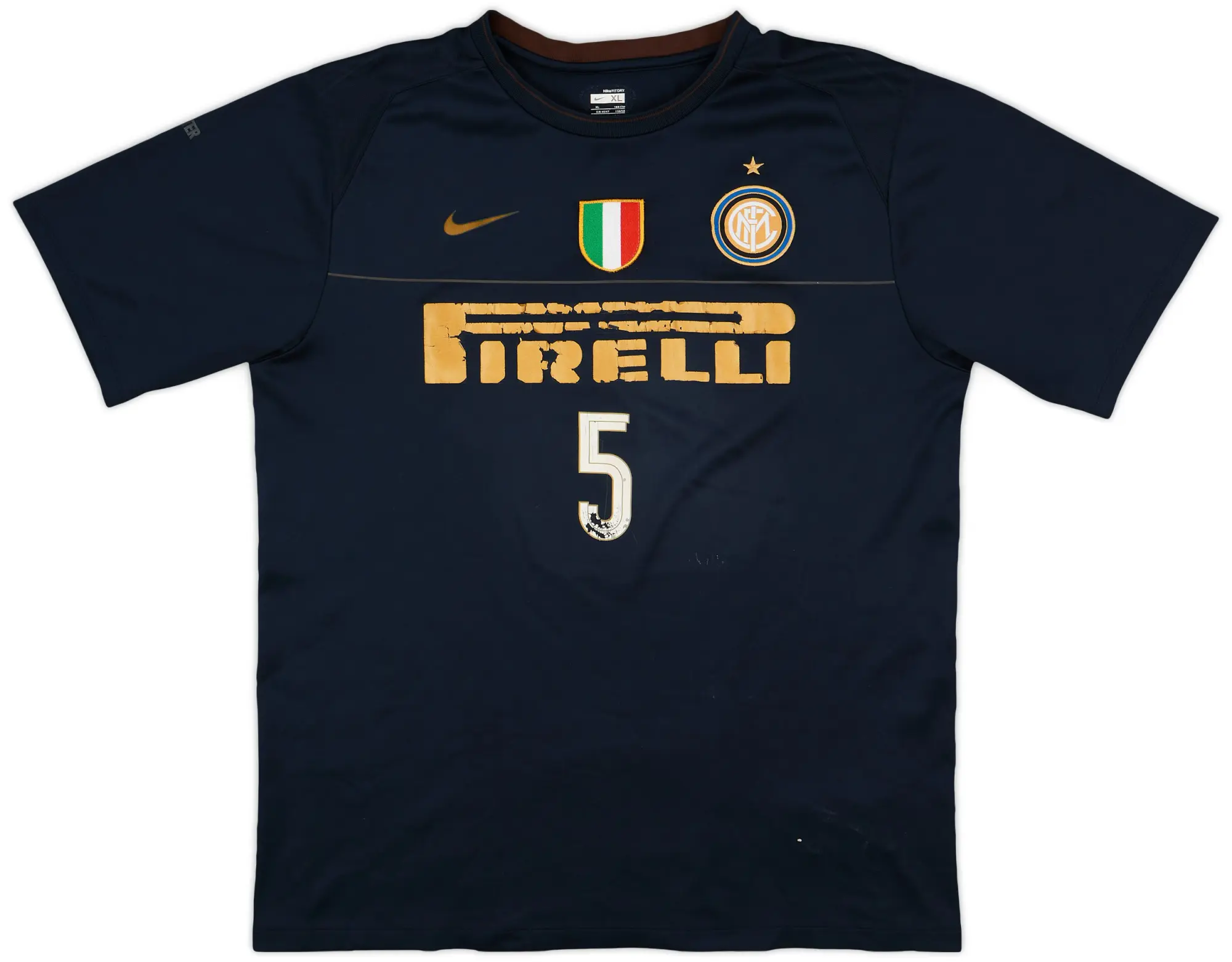 Nike Inter Milan Mens SS Player Issue Home Shirt 2008/09