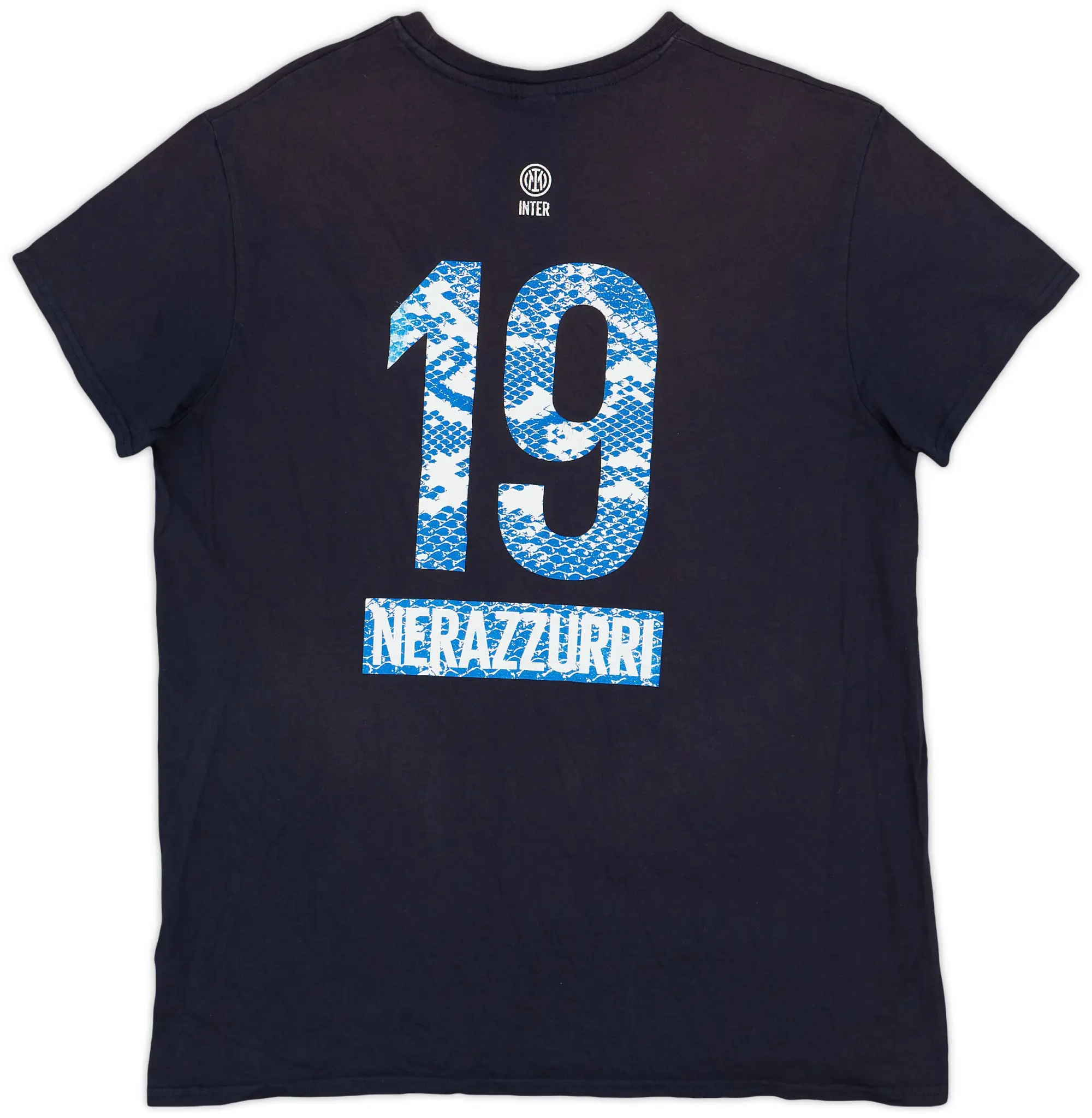 2020-21 Inter Milan Scudetto Training Shirt #19 - 9/10 - (XL)