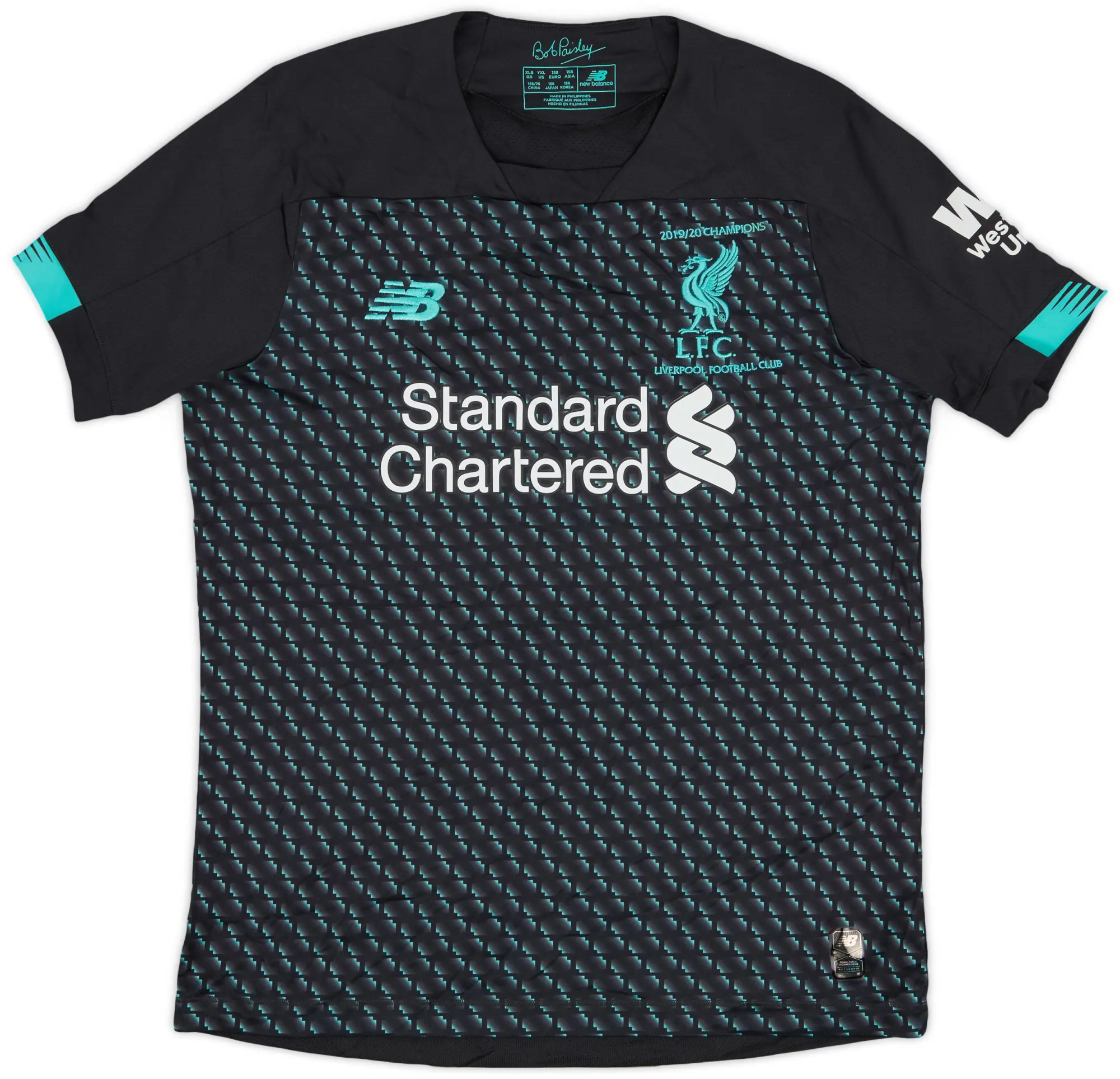 2019-20 Liverpool '2019/20 Champions' Third Shirt - 9/10 - (XL.Boys)
