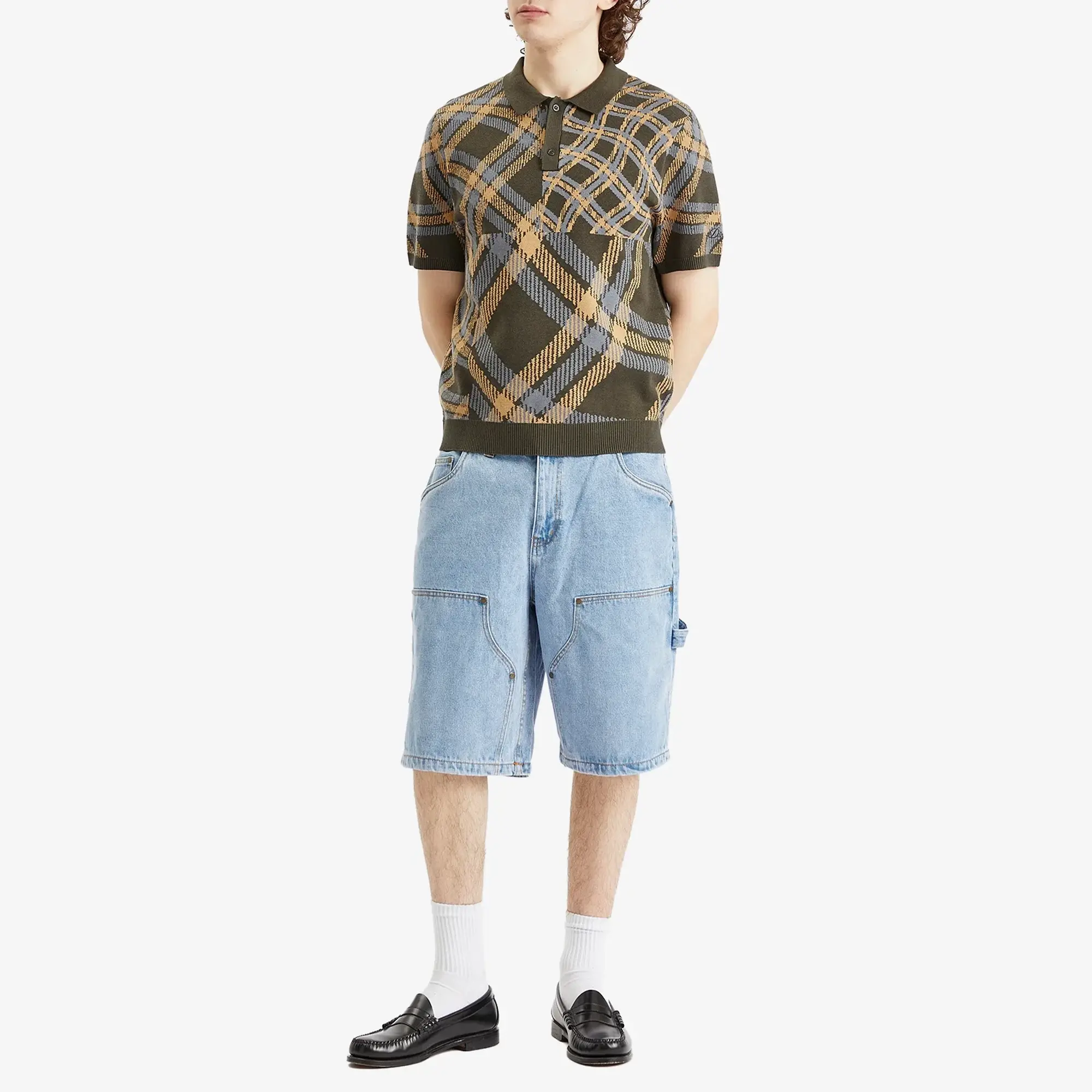 Dime Men's Antique Polo Brown Multi