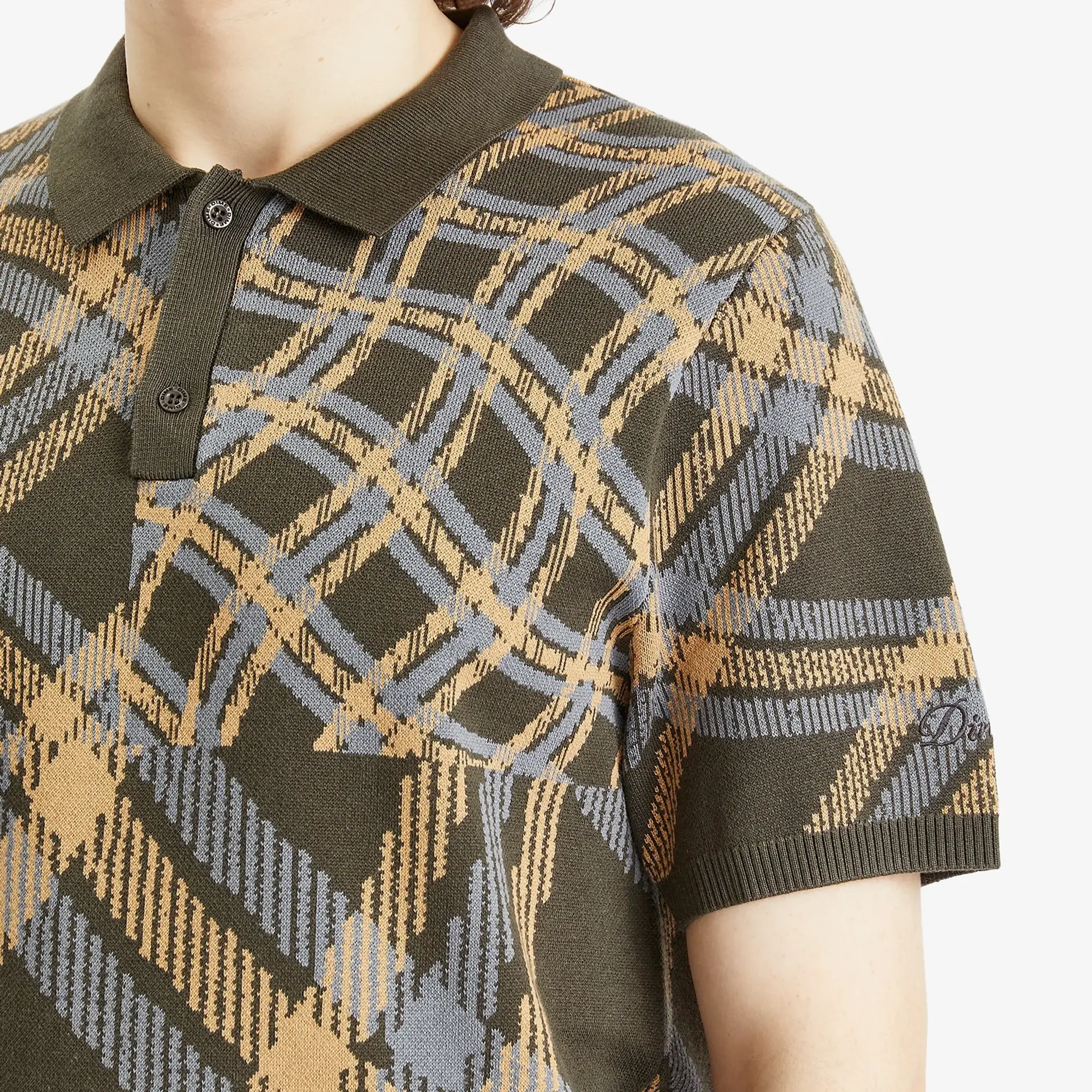 Dime Men's Antique Polo Brown Multi