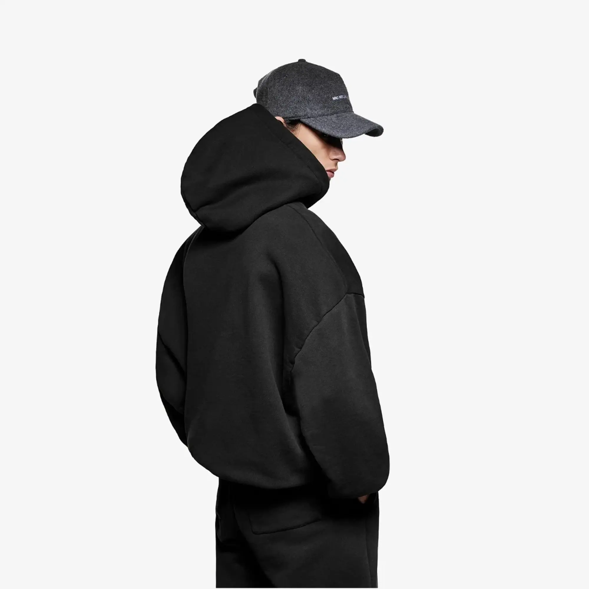 MKI Men's Linear Hoodie Black