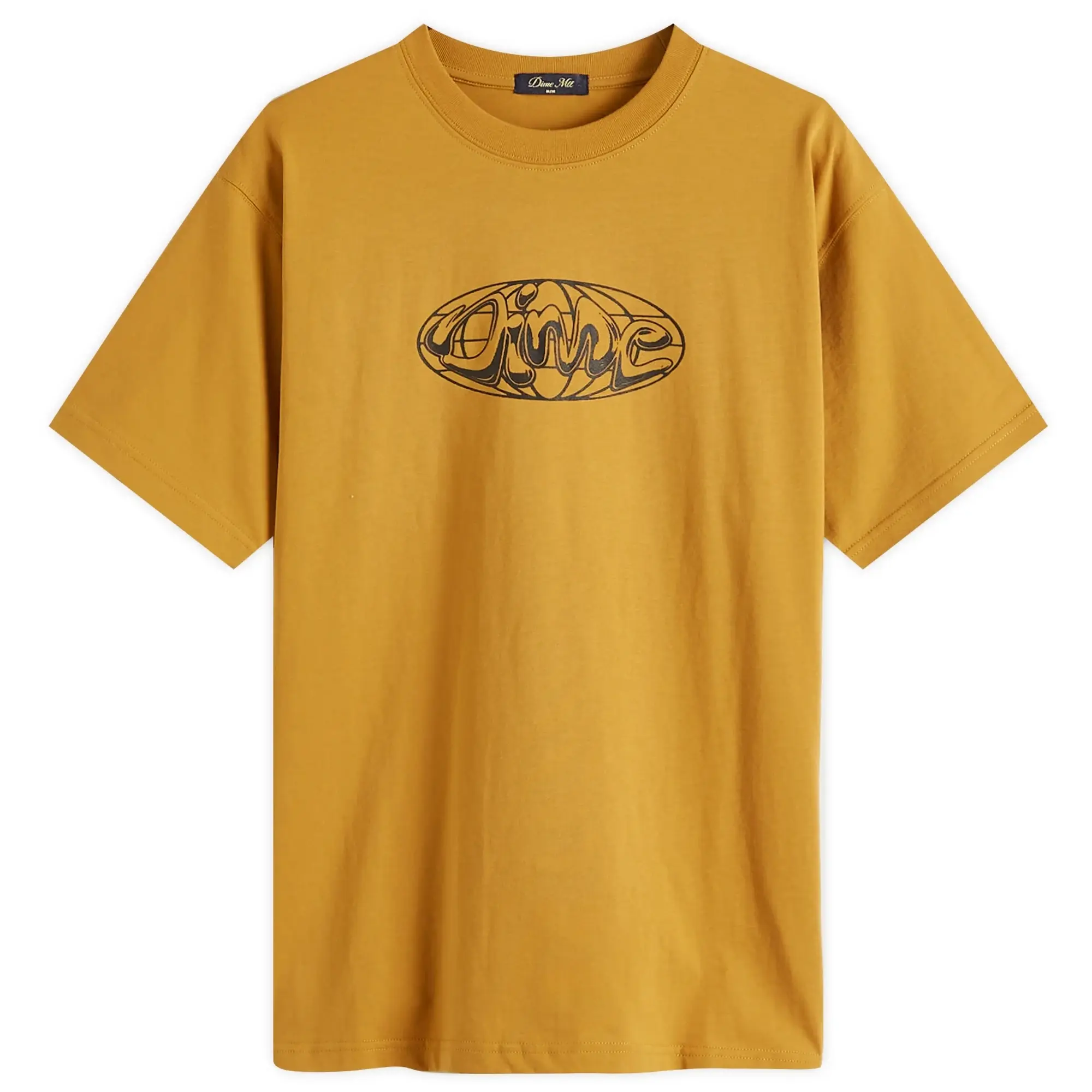 Dime Men's Globe T-Shirt Coffee