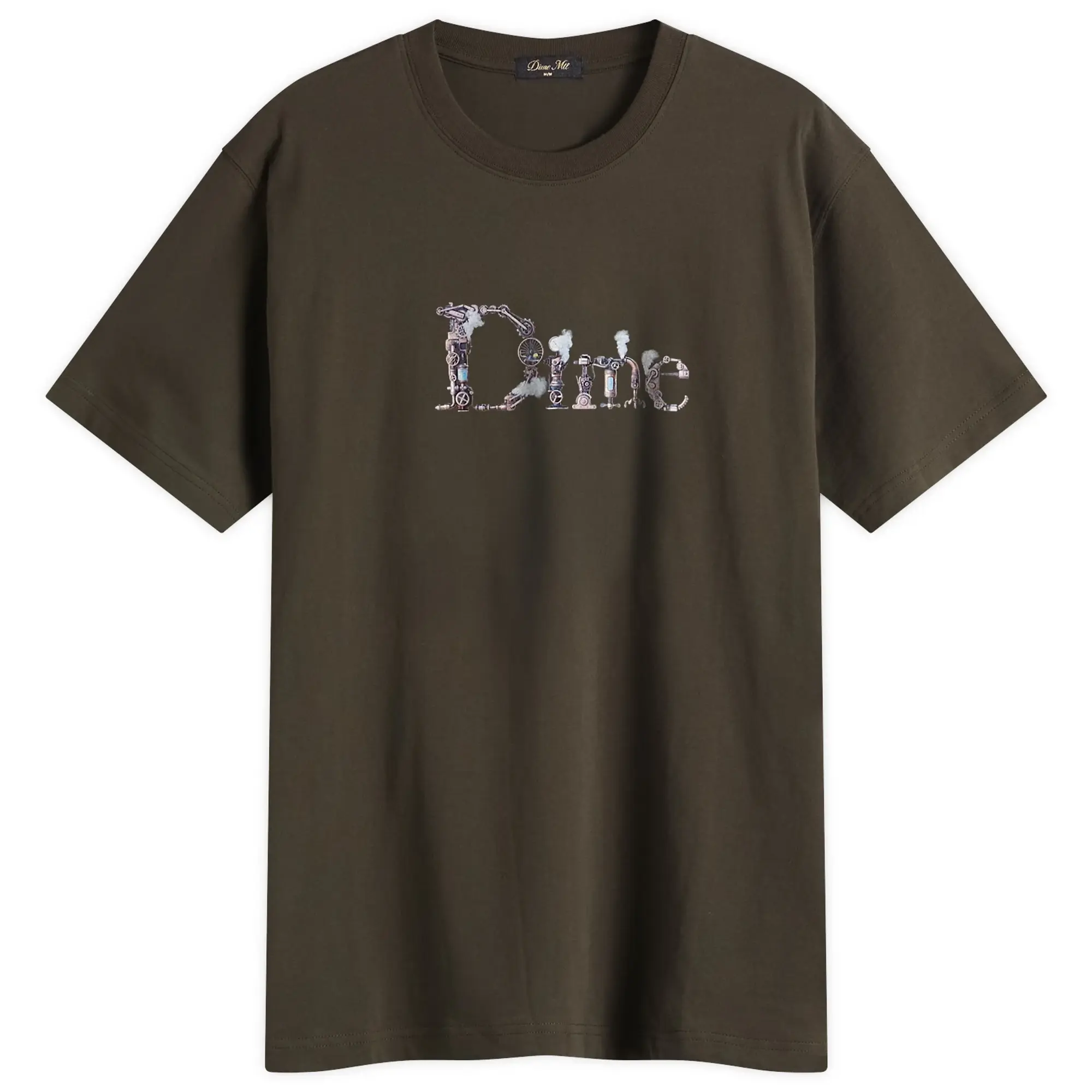 Dime Men's Classic Steampunk T-Shirt Vintage Black
