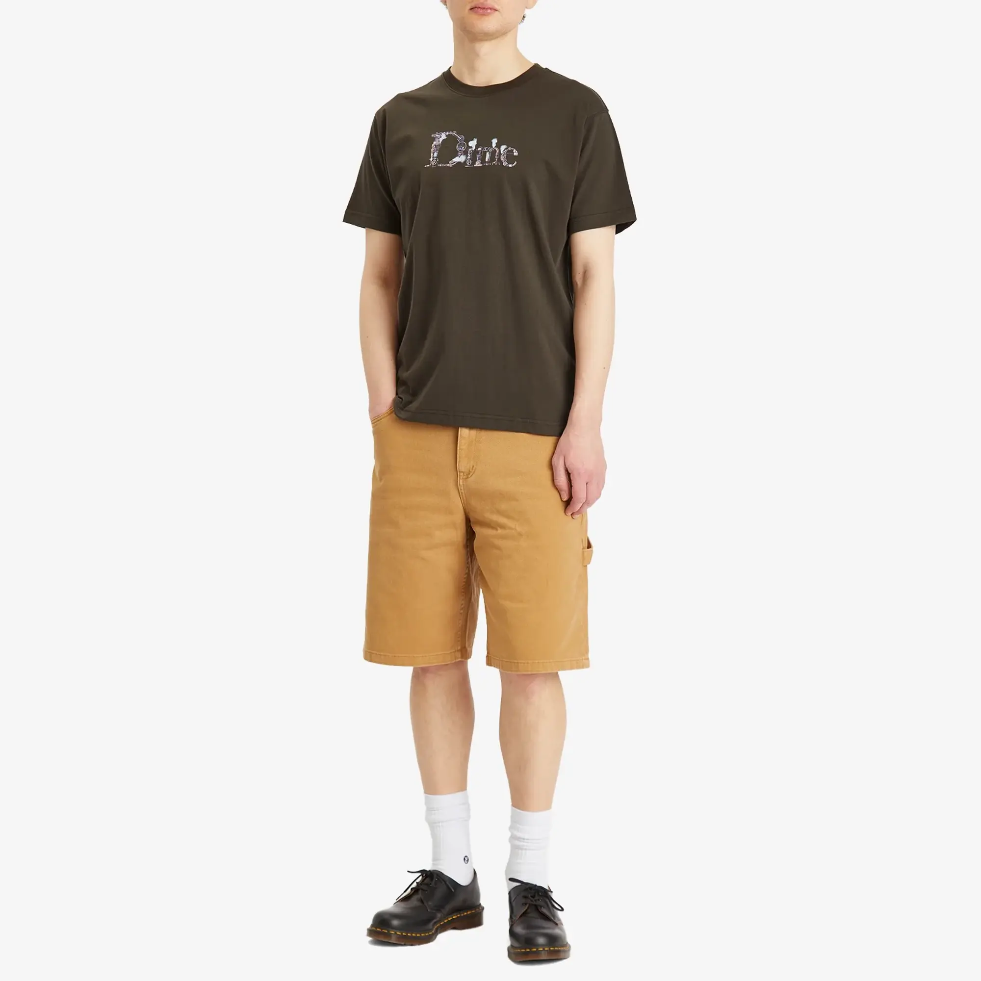 Dime Men's Classic Steampunk T-Shirt Vintage Black