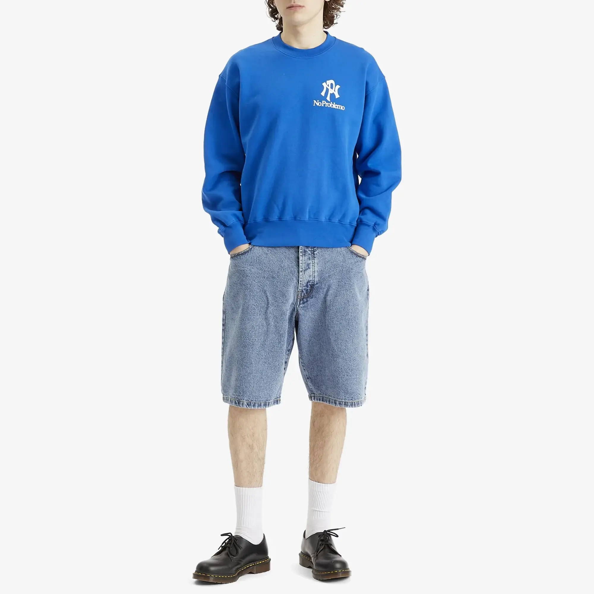 No Problemo Men's NYP Sweatshirt Blue