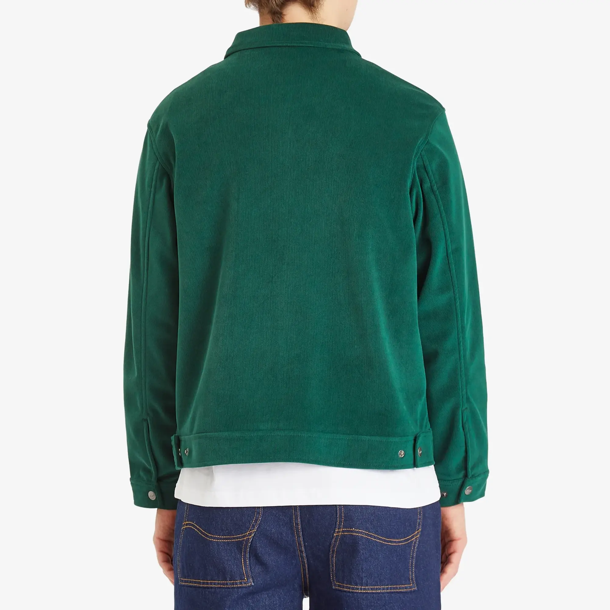 Dime Men's Cord Zip Jacket Emerald