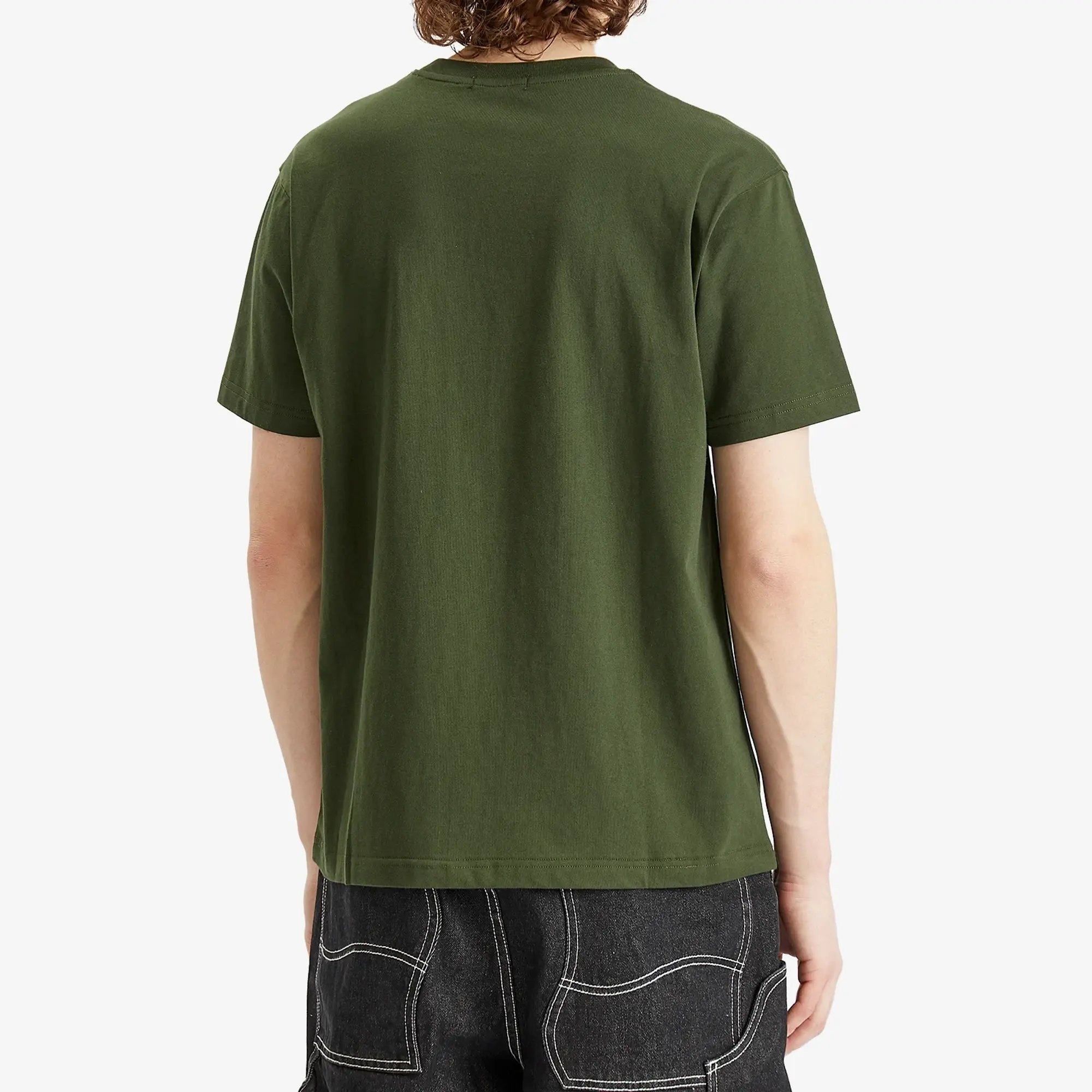 Dime Men's Classic Small Logo T-Shirt Forest Green