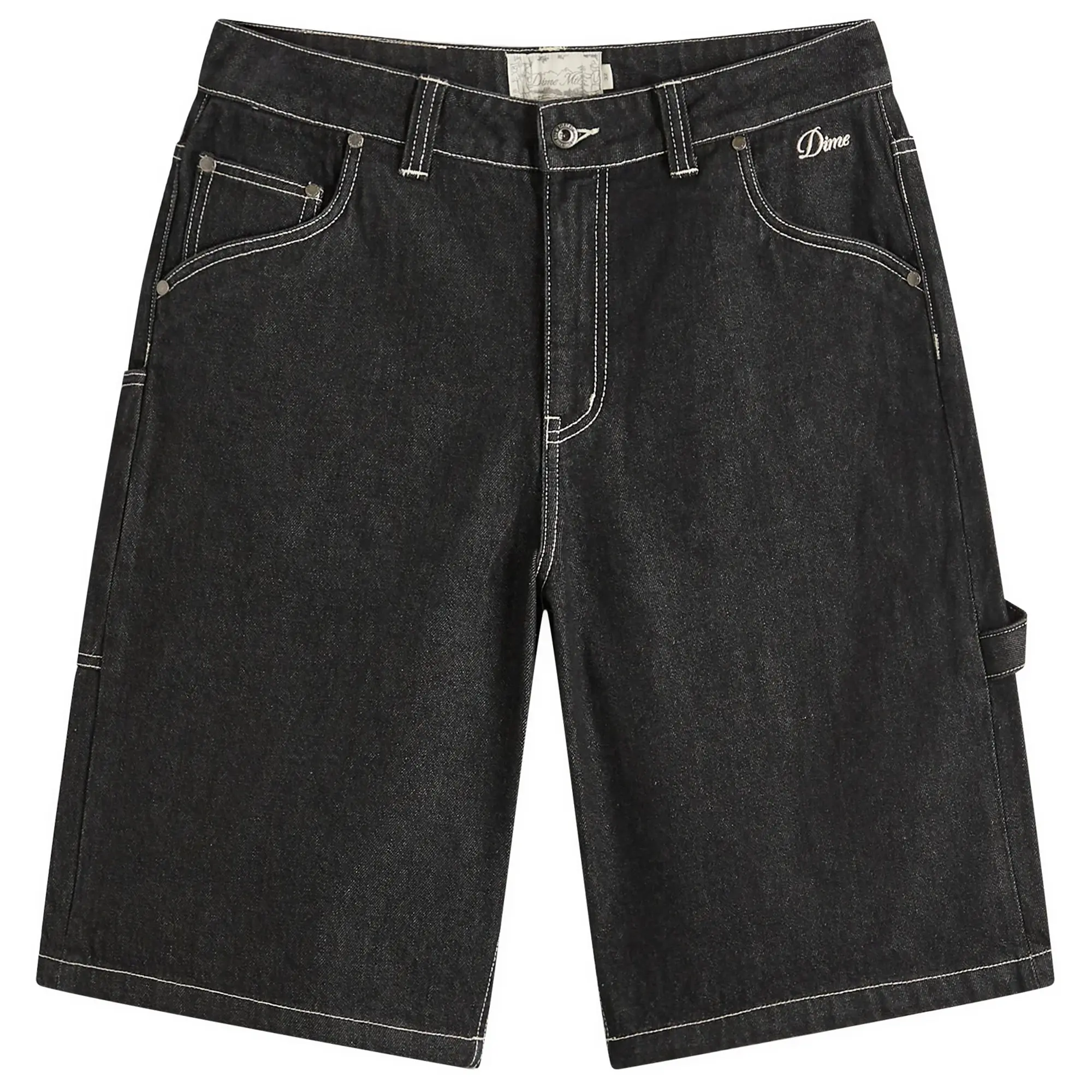 Dime Men's Classic Denim Shorts Black Washed