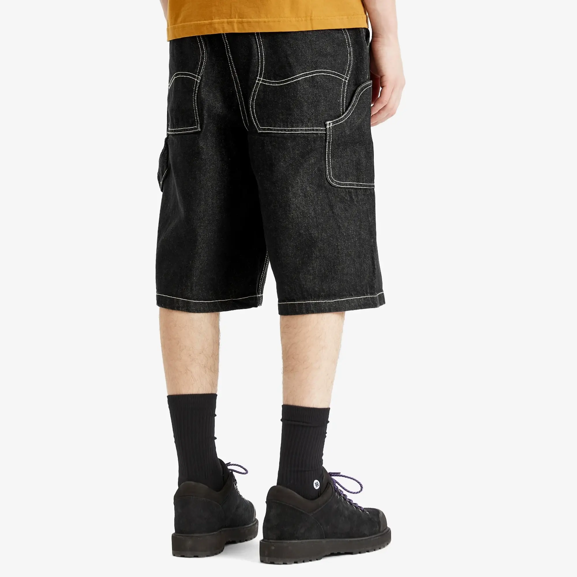 Dime Men's Classic Denim Shorts Black Washed