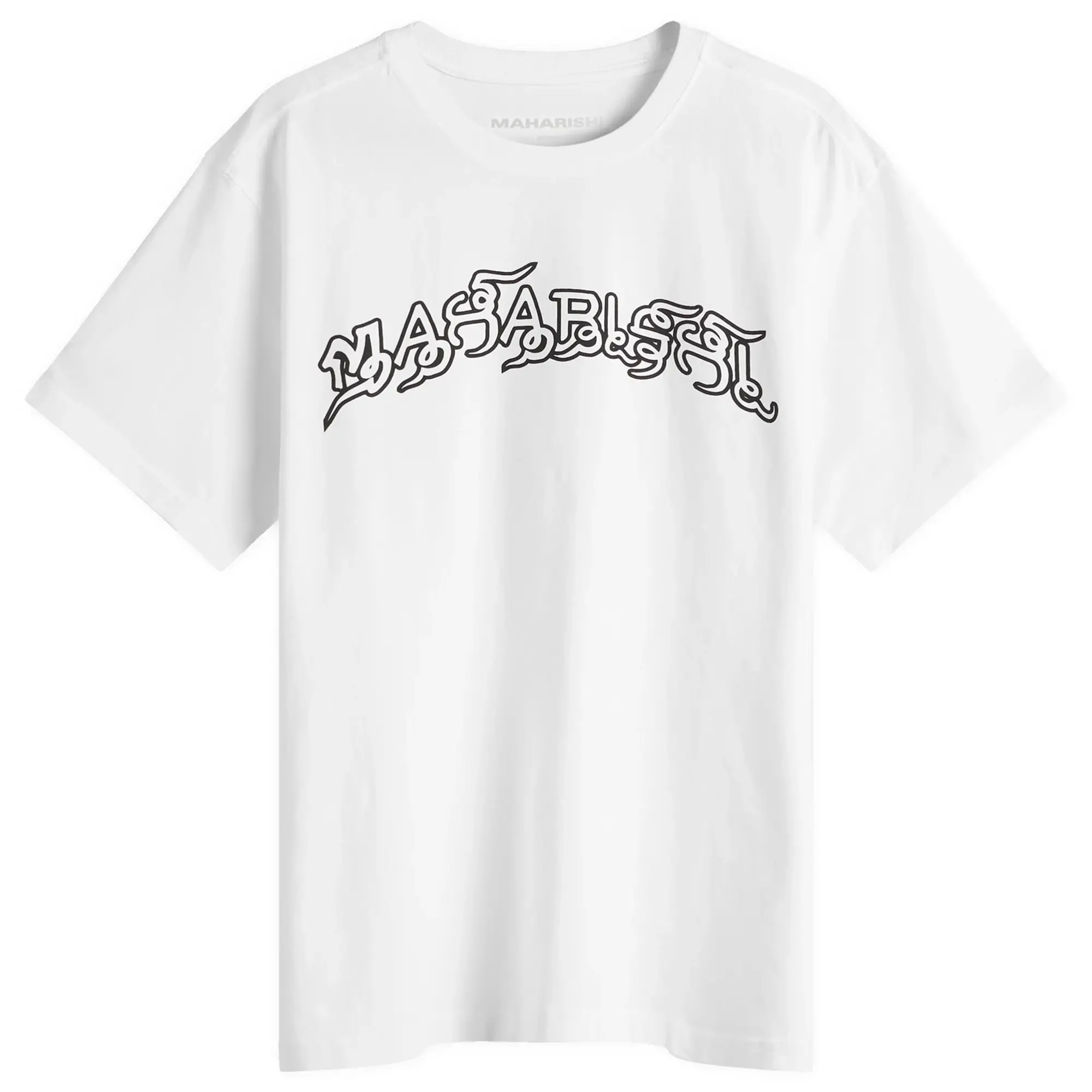 Maharishi Men's Muay Thai Tiger Dragon T-Shirt White
