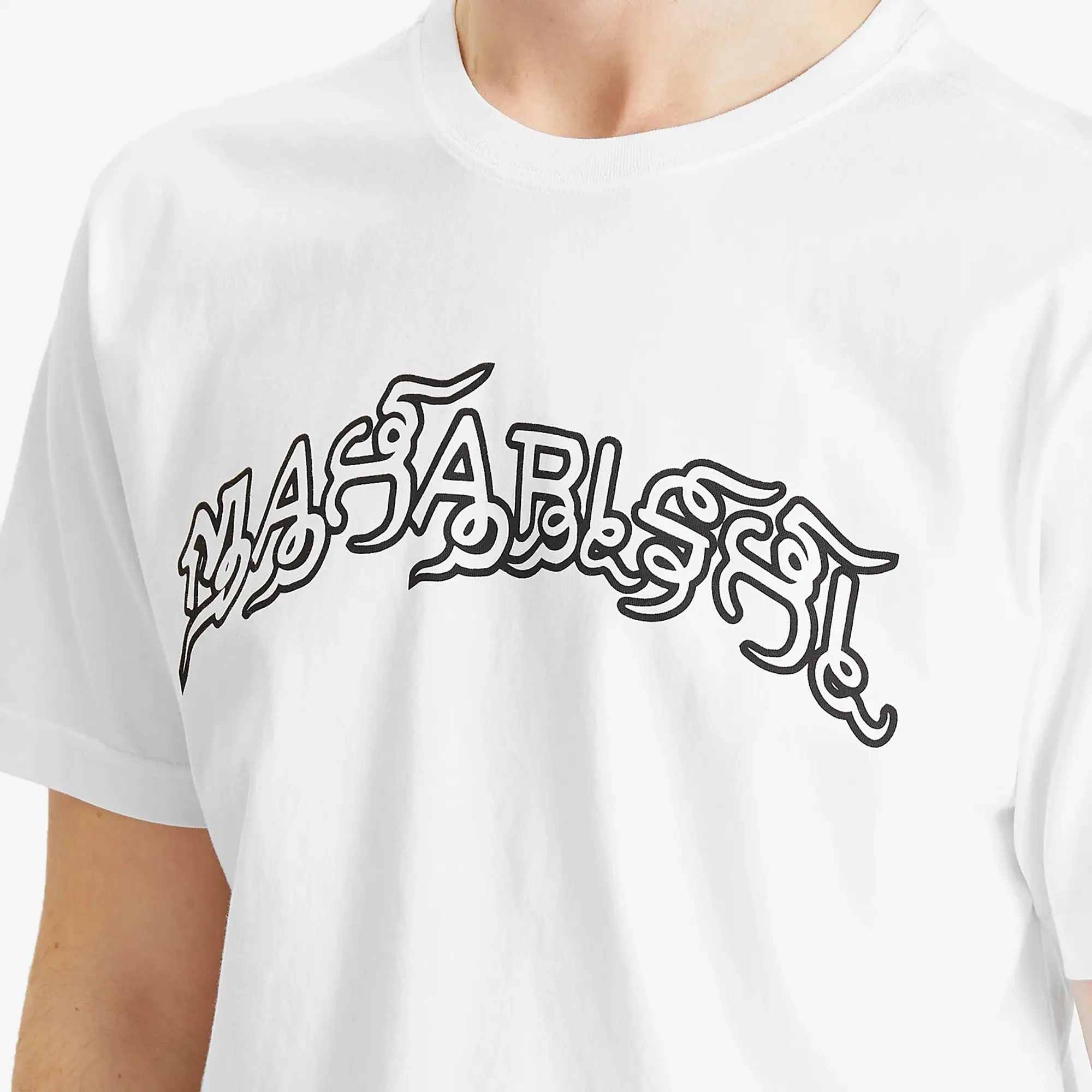 Maharishi Men's Muay Thai Tiger Dragon T-Shirt White
