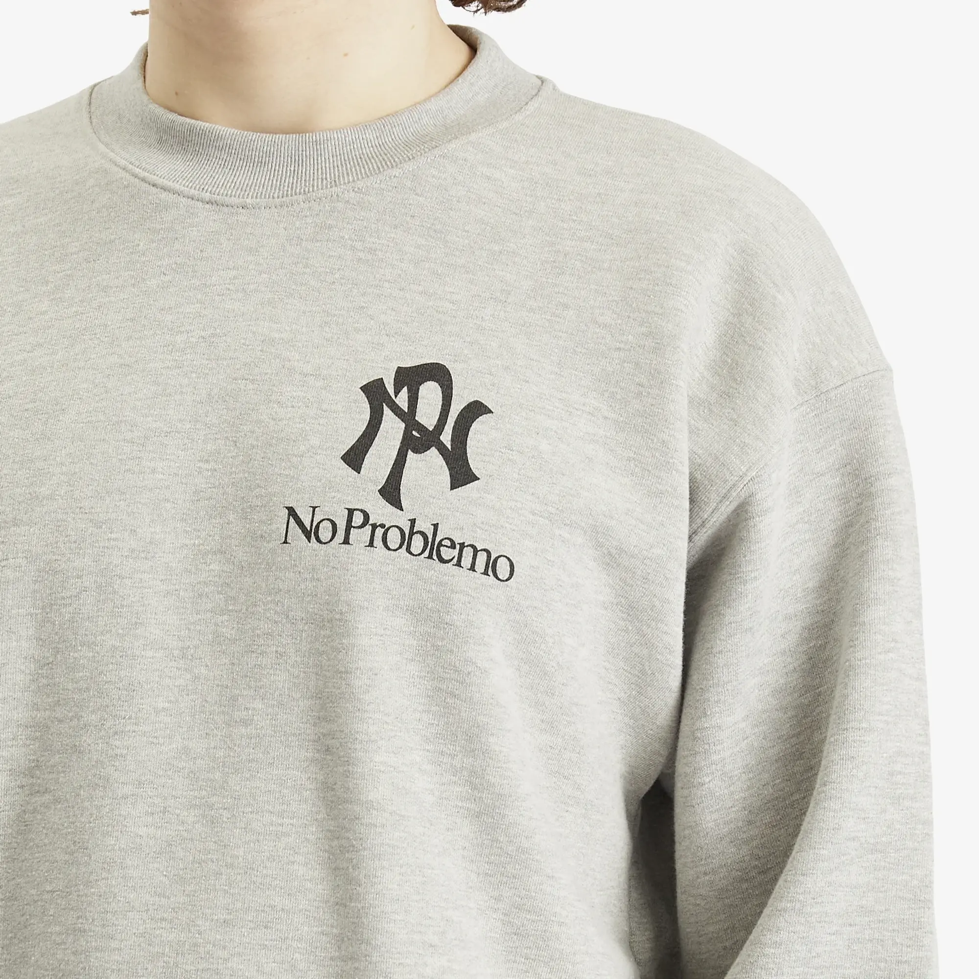 No Problemo Men's NYP Sweatshirt Grey Marl