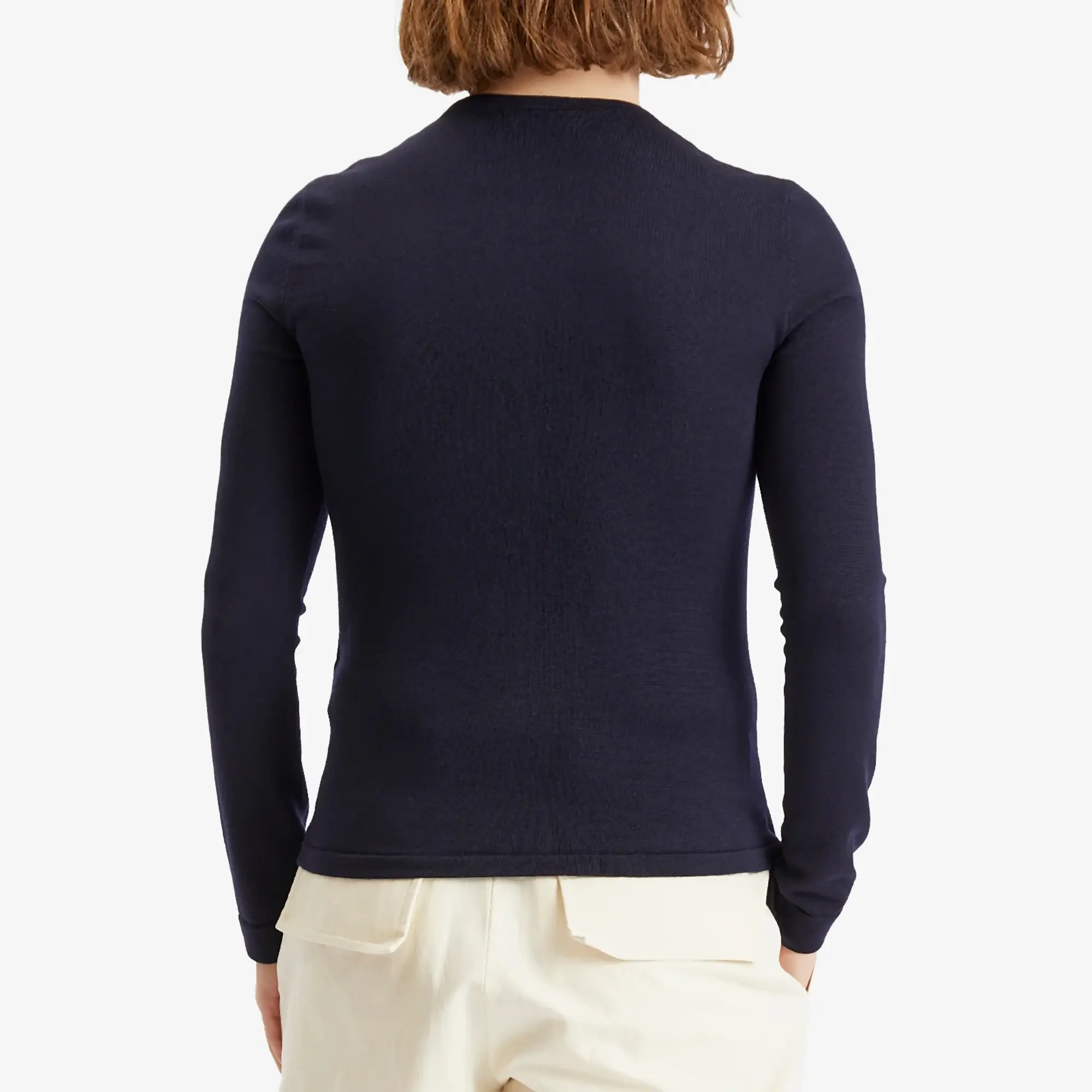 Jil Sander Men's Lonely Hearts Crew Knit Midnight