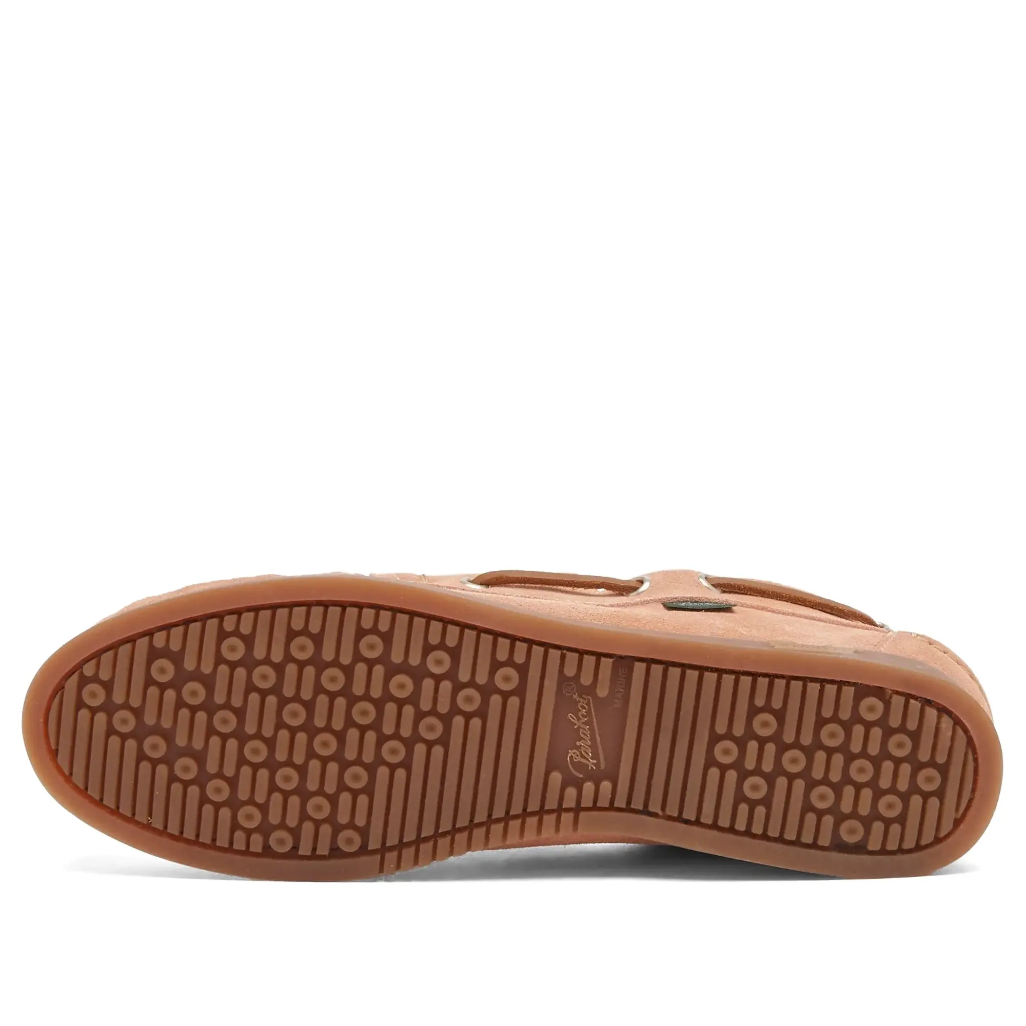 Paraboot Women's Barth Velvet Boat Shoe Nude