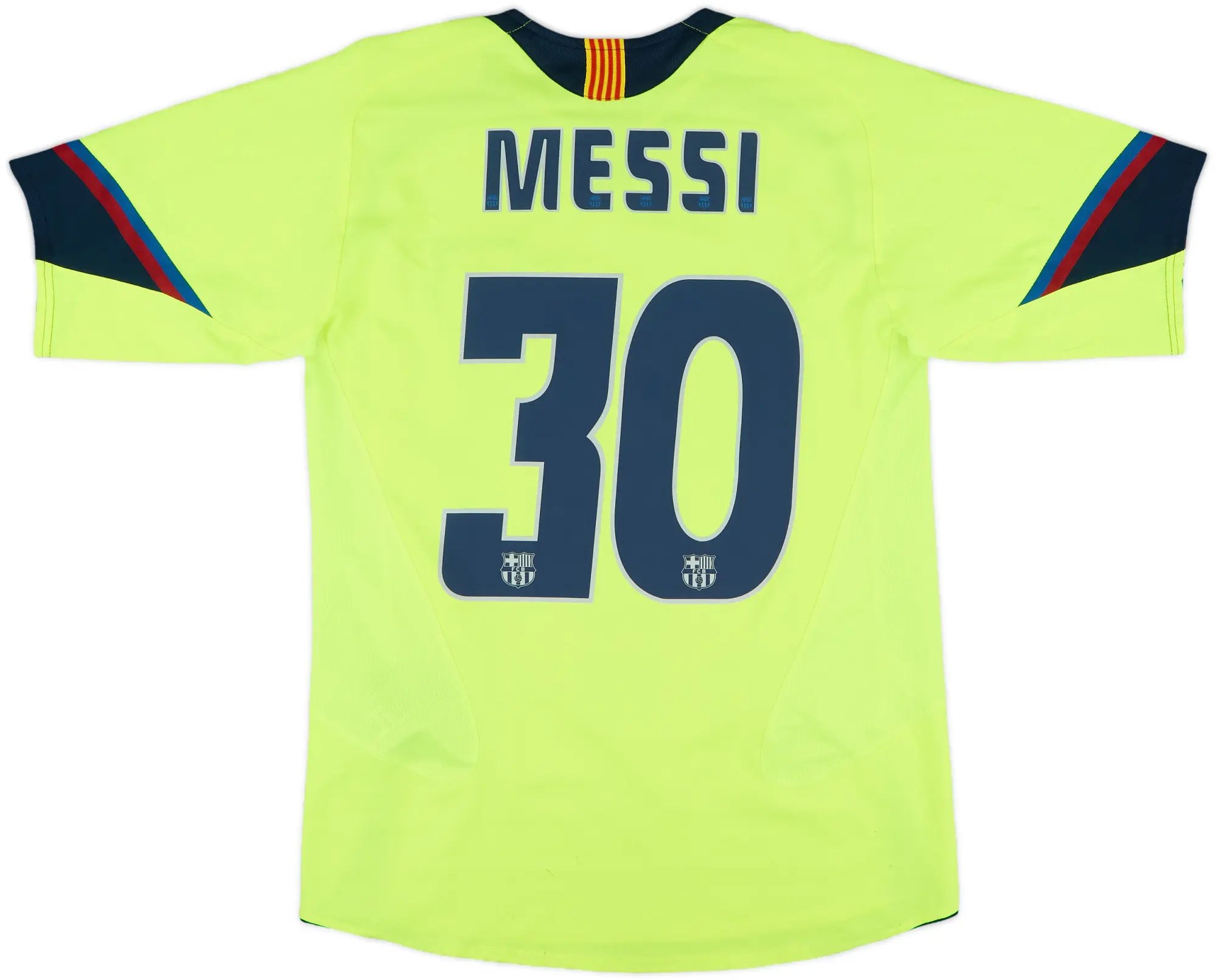 Nike 2005-06 Barcelona Away Shirt Messi #30 - 8/10 - (L)