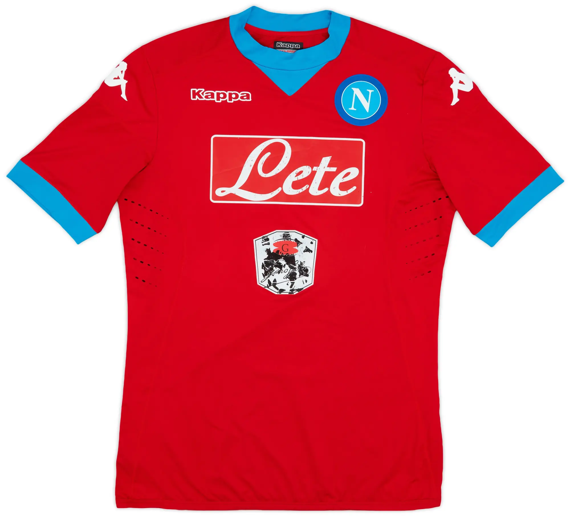 Kappa 2015-16 Napoli Authentic Third Shirt - 5/10 - (L)