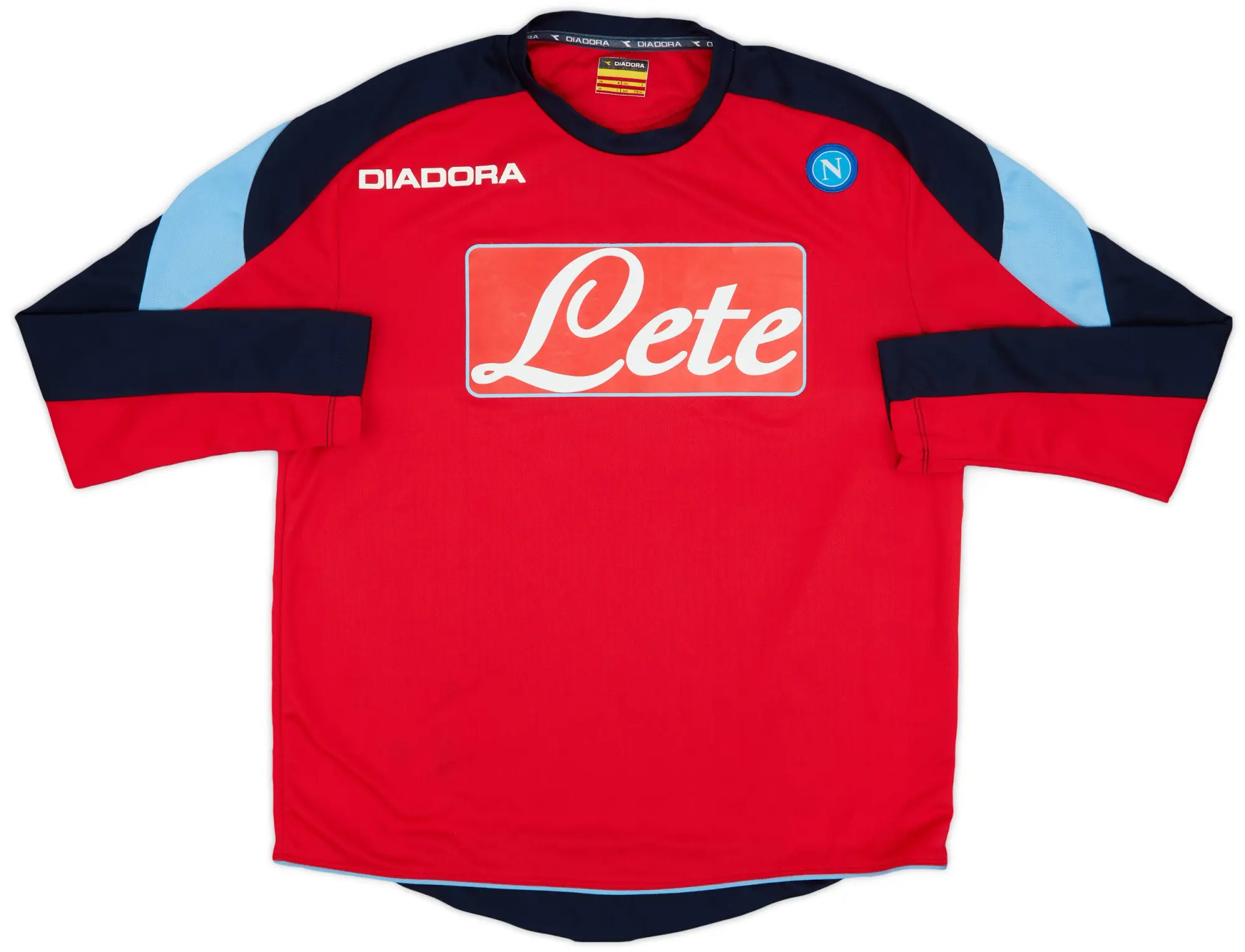 2015-16 Napoli Kappa Training L/S Shirt - 7/10 - (S)