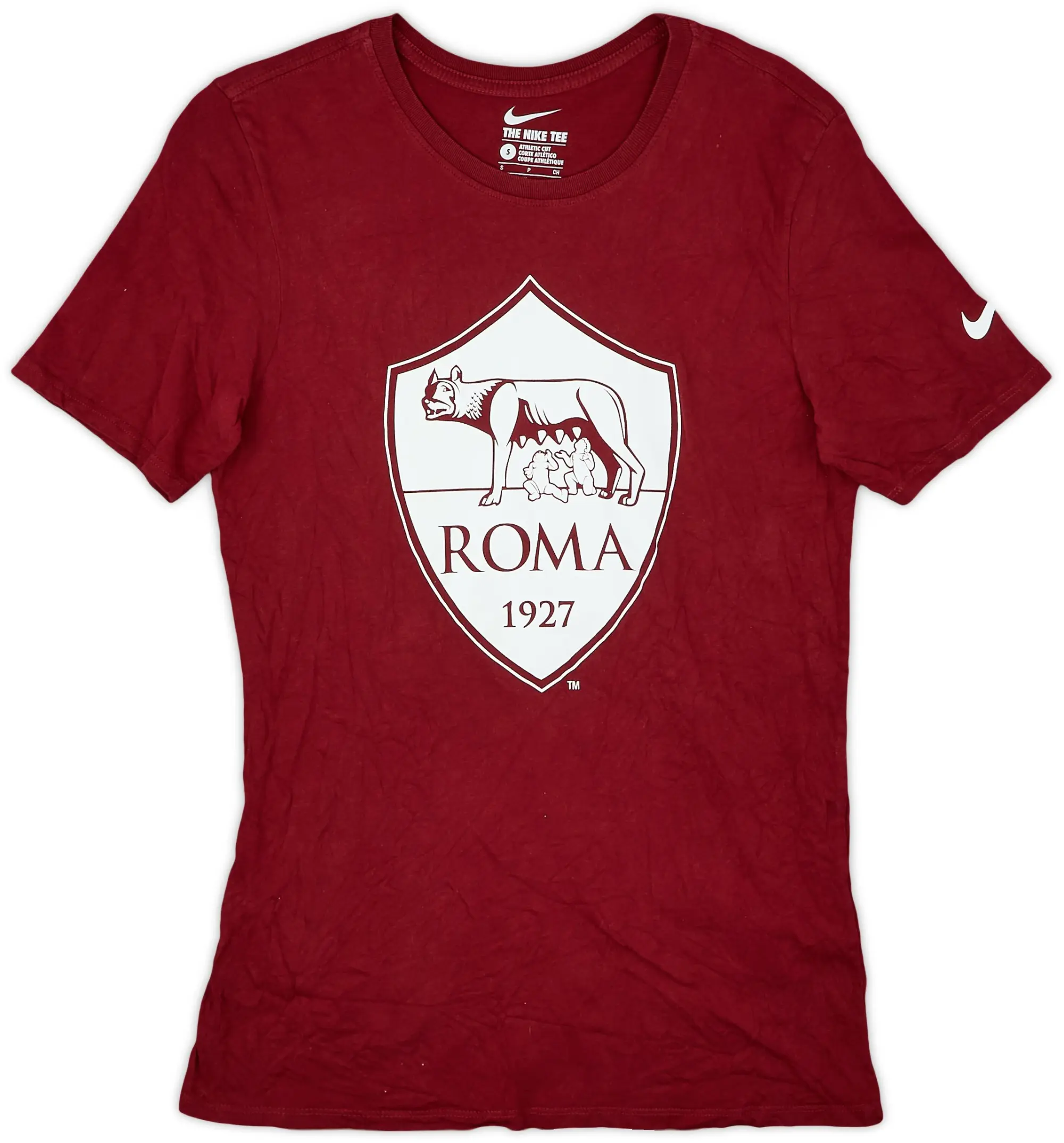 2015-16 Roma Nike Graphic Tee - 9/10 - (S)