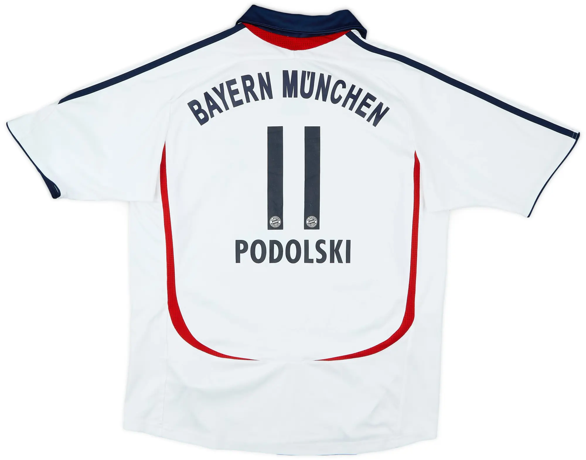 adidas 2006-07 Bayern Munich Away Shirt Podolski #11 - 7/10 - (XL.Boys)